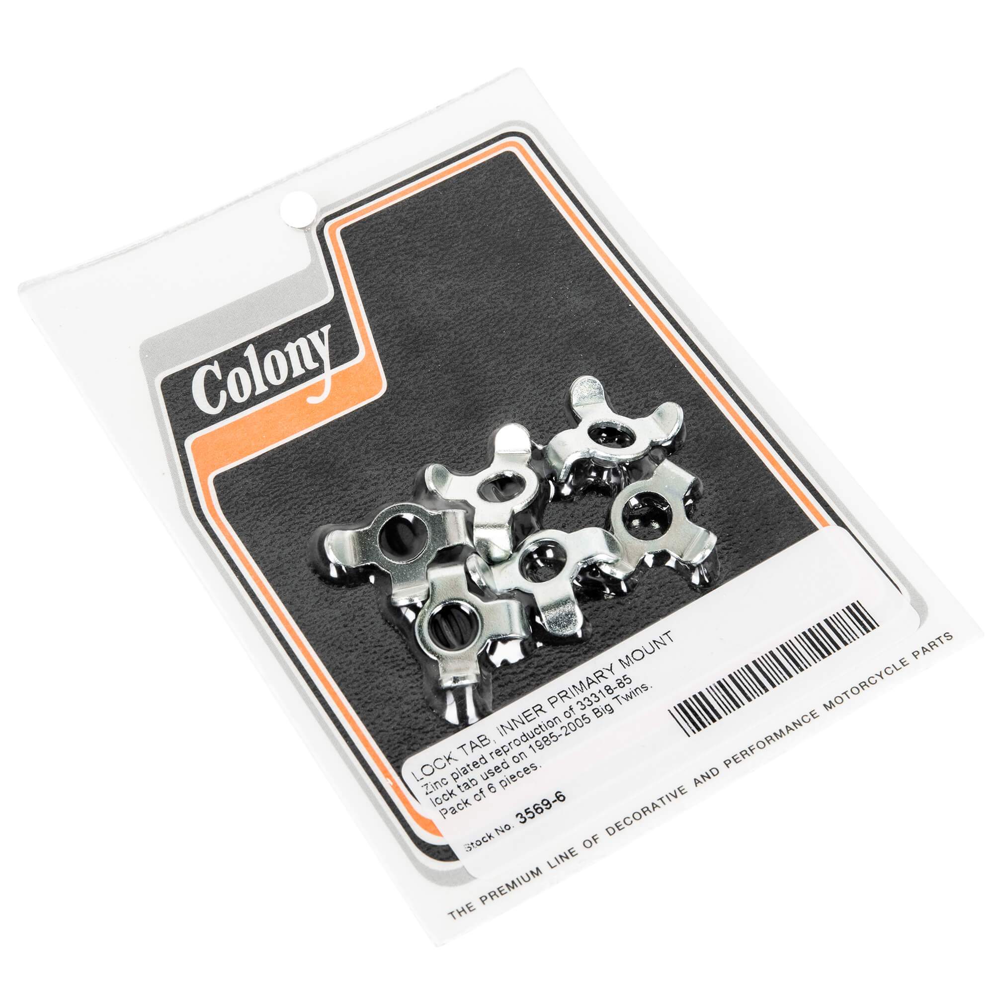 #3569-6 Inner Primary Mount Kit 1985-2005 Harley-Davidson Big Twins - Zinc Plated