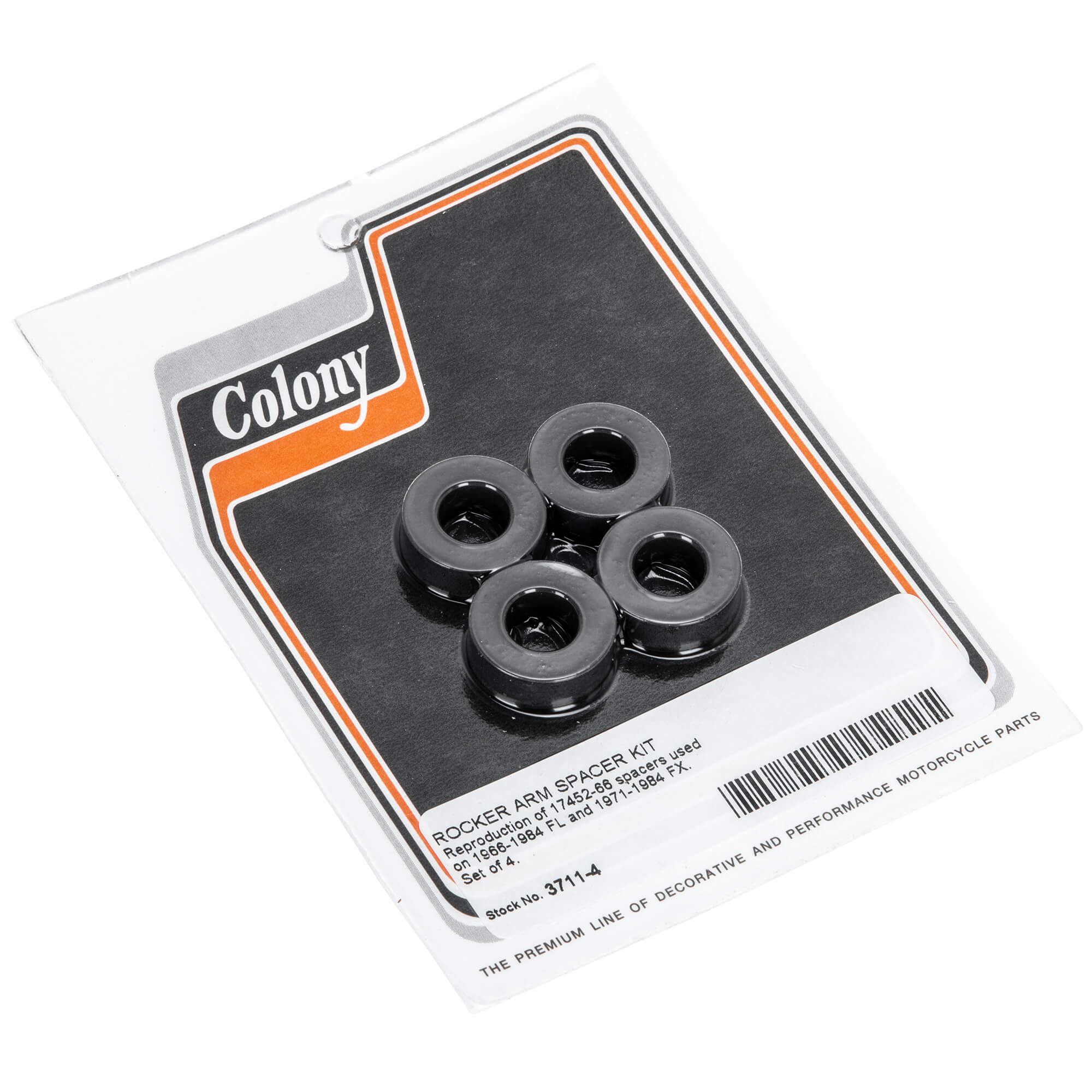 #3711-4 Rocker Arm Spacer Kit 1966-1984 Harley-Davidson FL 1971-1984 FX