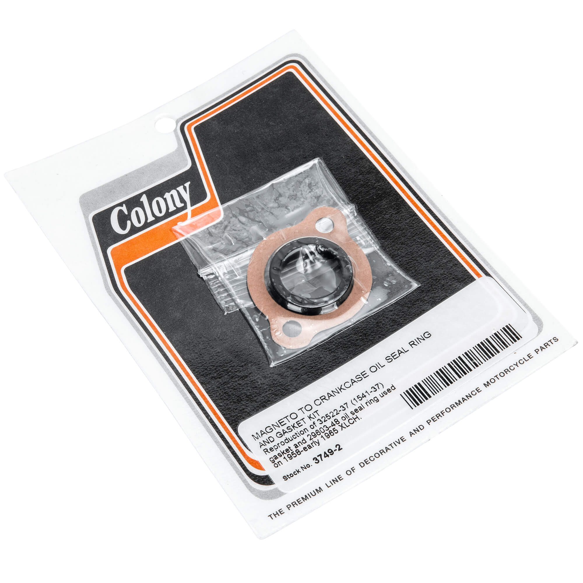 #3749-2 Magneto To Crankase Seal Kit 1958-1965 Harley-Davidson XLCH