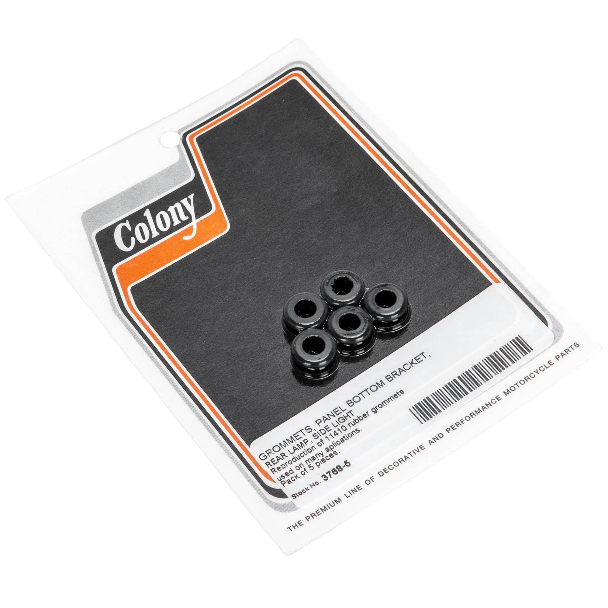 #3768-5 Rubber Grommets Harley-Davidson OEM #11410 - 5 Pack