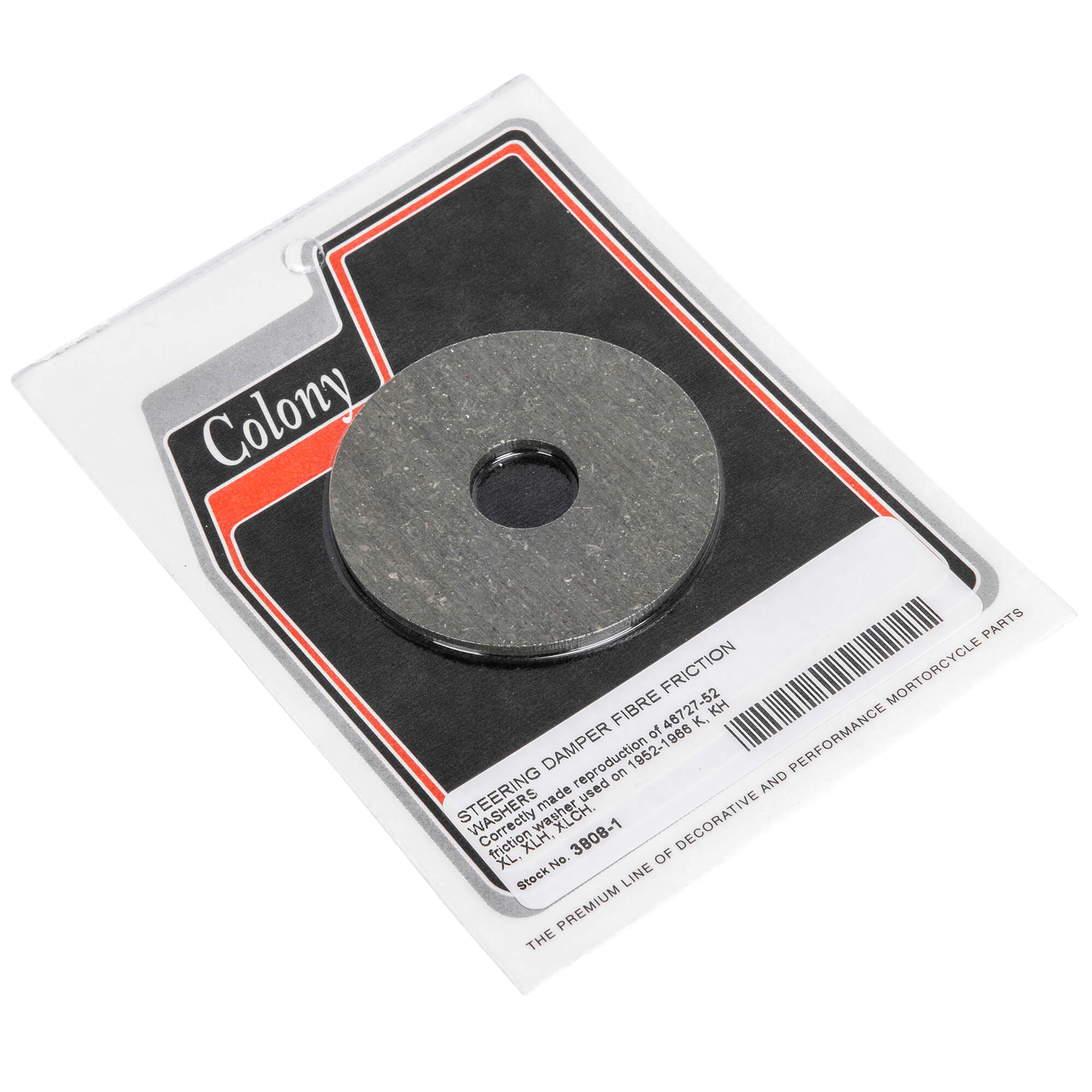 #3808-1 Steering Damper Friction Washer 1952-1966 Harley-Davidson K/KH/XL/XLH/XLCH