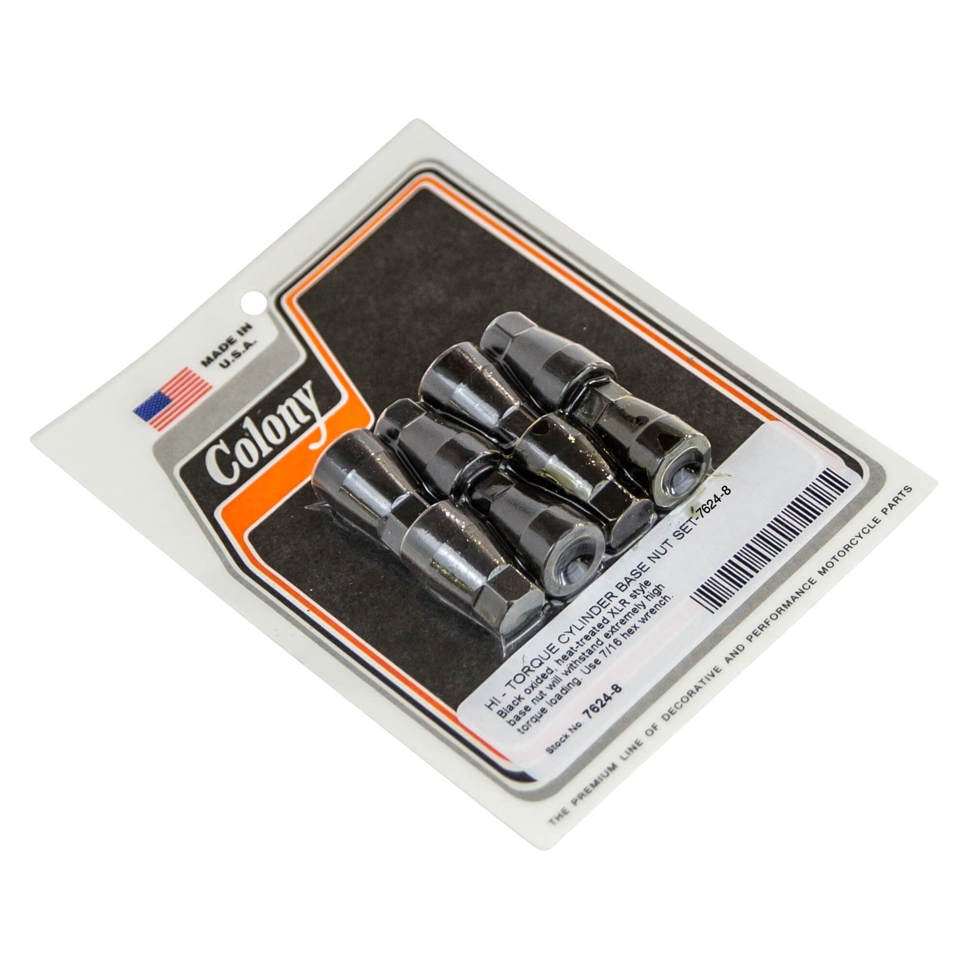 #7624-8 Hi-Torq Cylinder Base Nut Set - Black Oxide