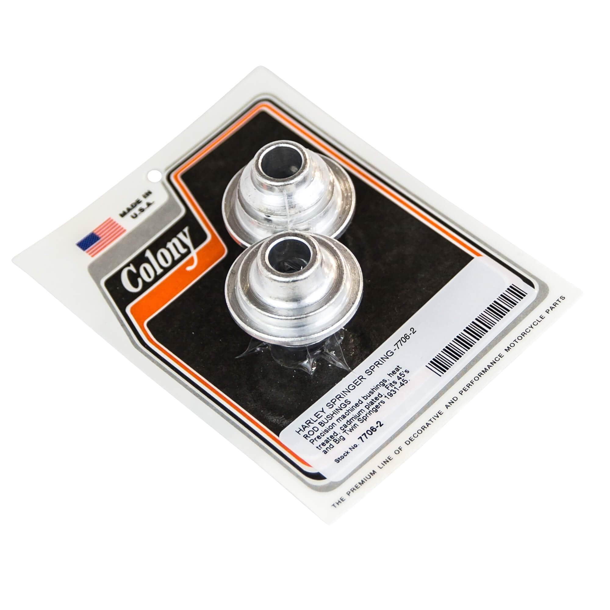 #7706-2 Springer Spring Rod Bushings Harley-Davidson 45's And 1931-1945 Big Twin Springers