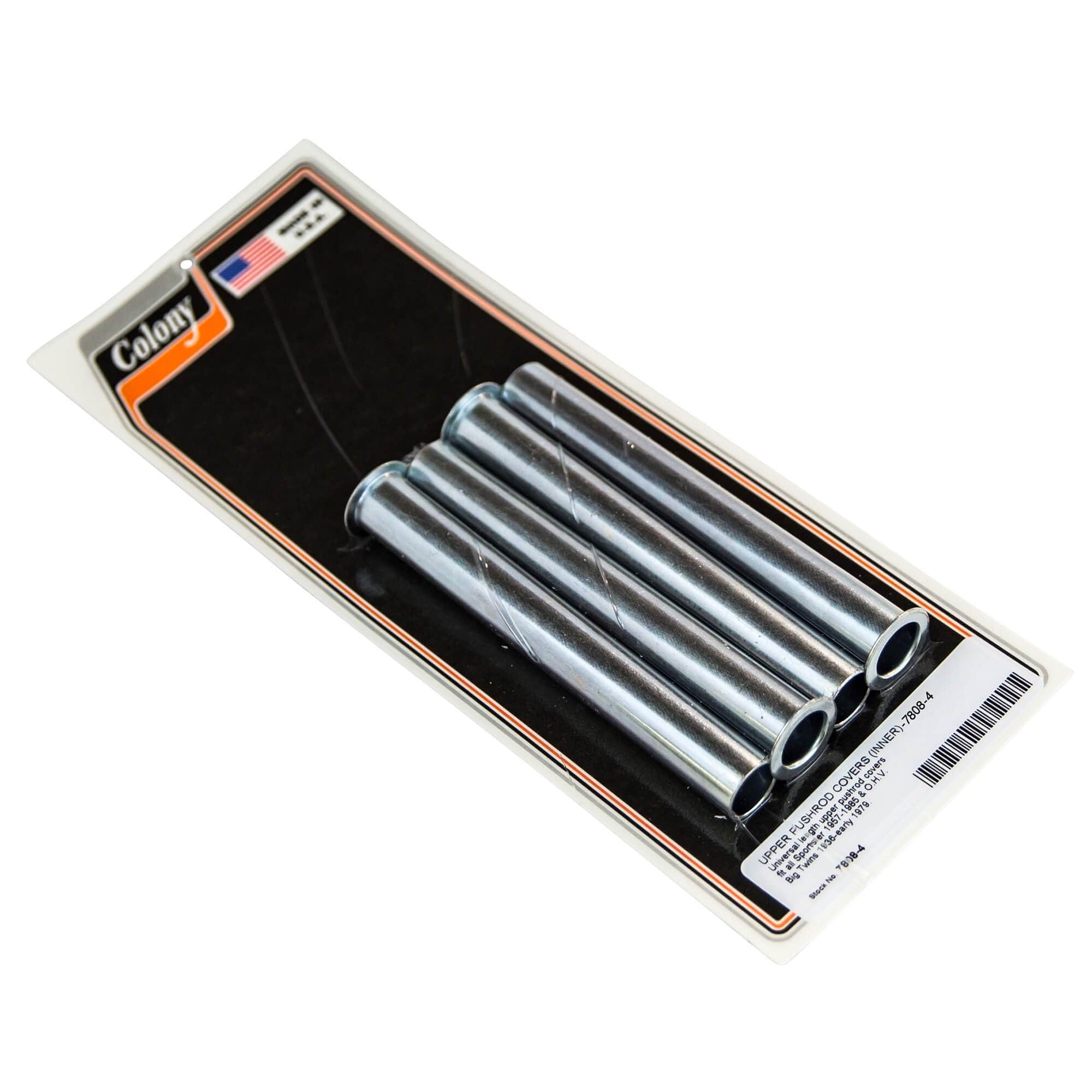 #7808-4 Upper Pushrod Covers (Inner) 1957-1985 Harley-Davidson Sportster 1936-Early 1979 OHV Big Twins