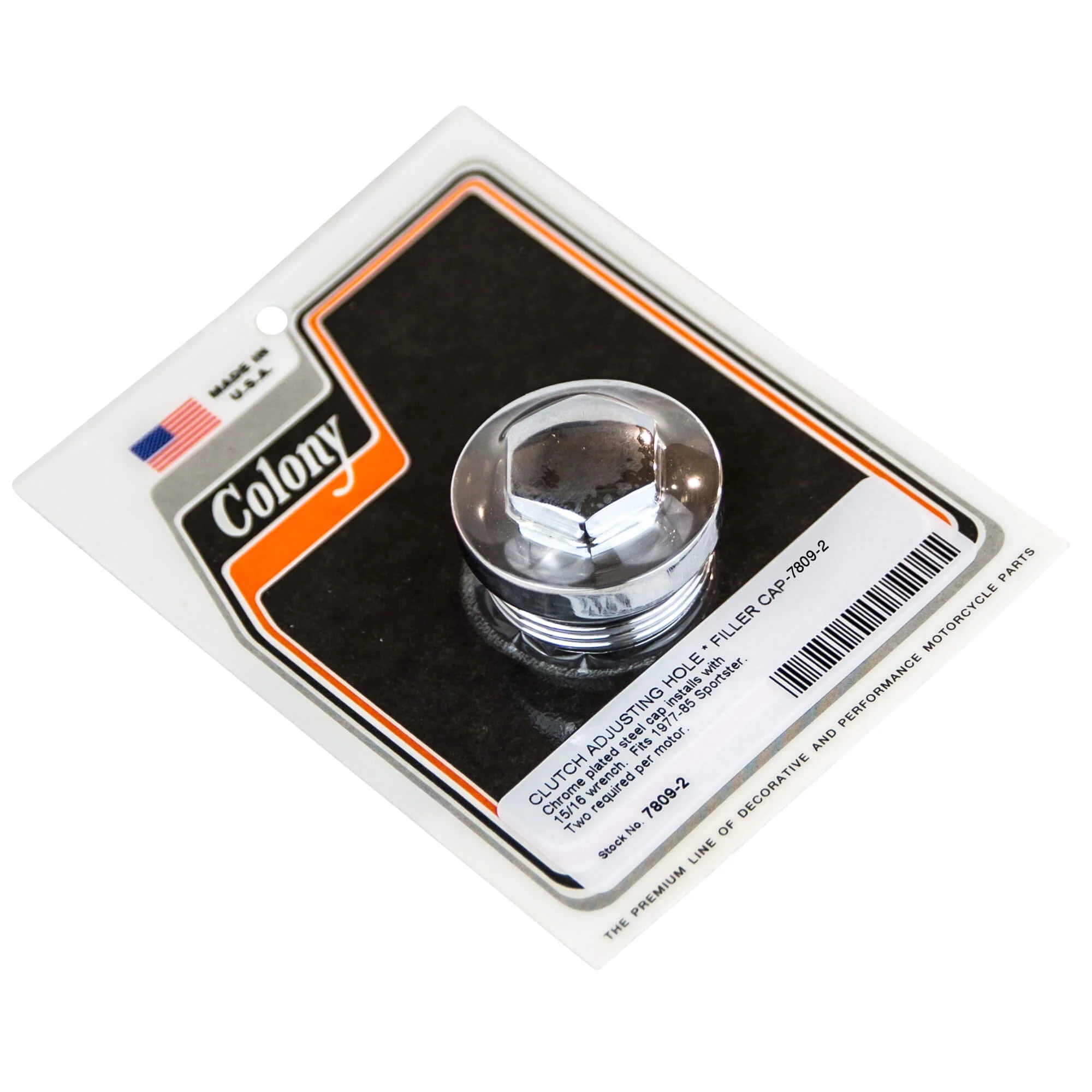 #7809-2 Clutch Adjusting Hole Filler Cap 1977-1985 Harley-Davidson Sportster