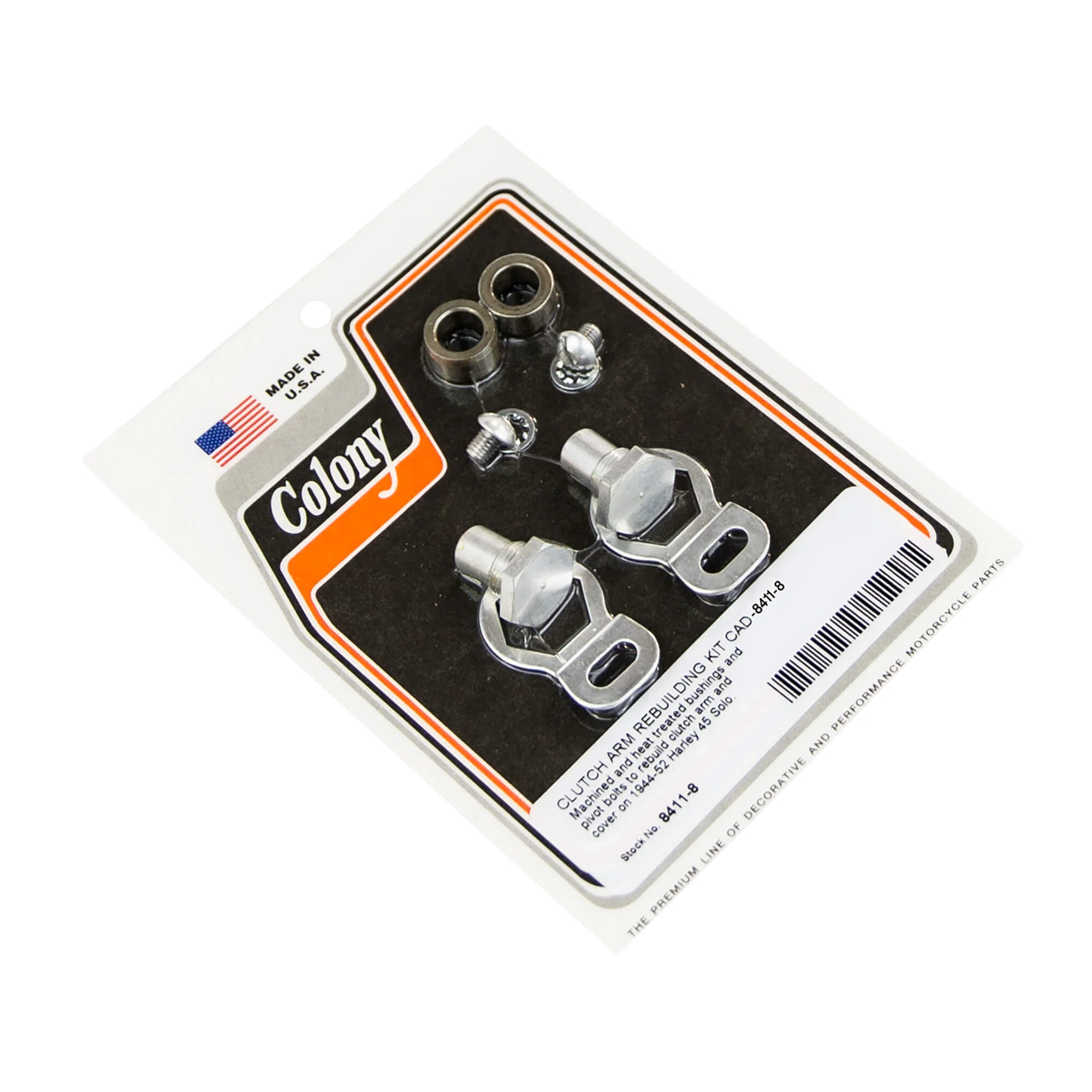 #8411-8 Clutch Arm Rebuilding Kit 1944-1952 Harley-Davidson 45 Solo - CAD Plated