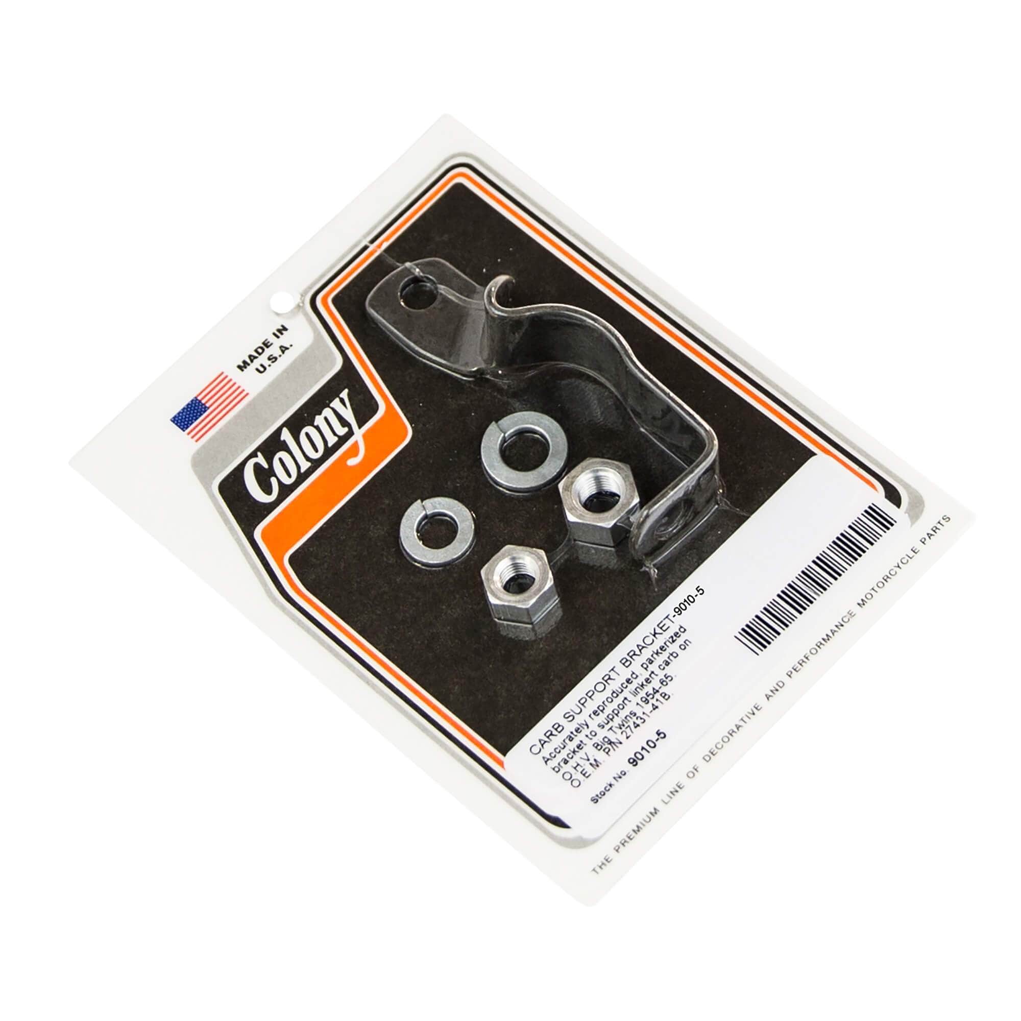 #9010-5 Linkert Carb Support Bracket 1954-1965 Harley-Davidson OEM #27431-41B - Parkerized