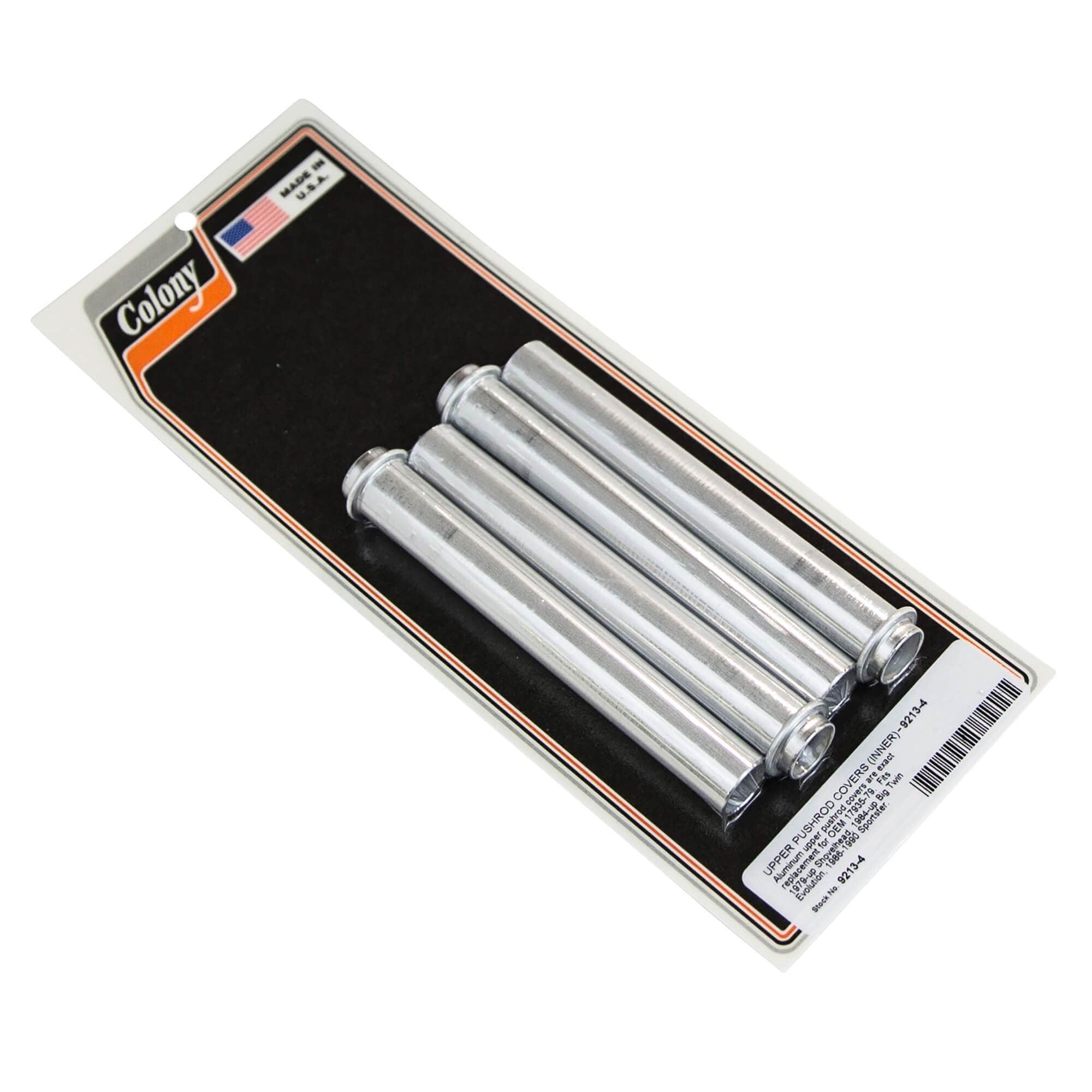 #9213-4 Upper Inner Pushrod Covers 1979-Up Harley-Davidson Shovelhead 1984-Up Evo 1986-1990 XL