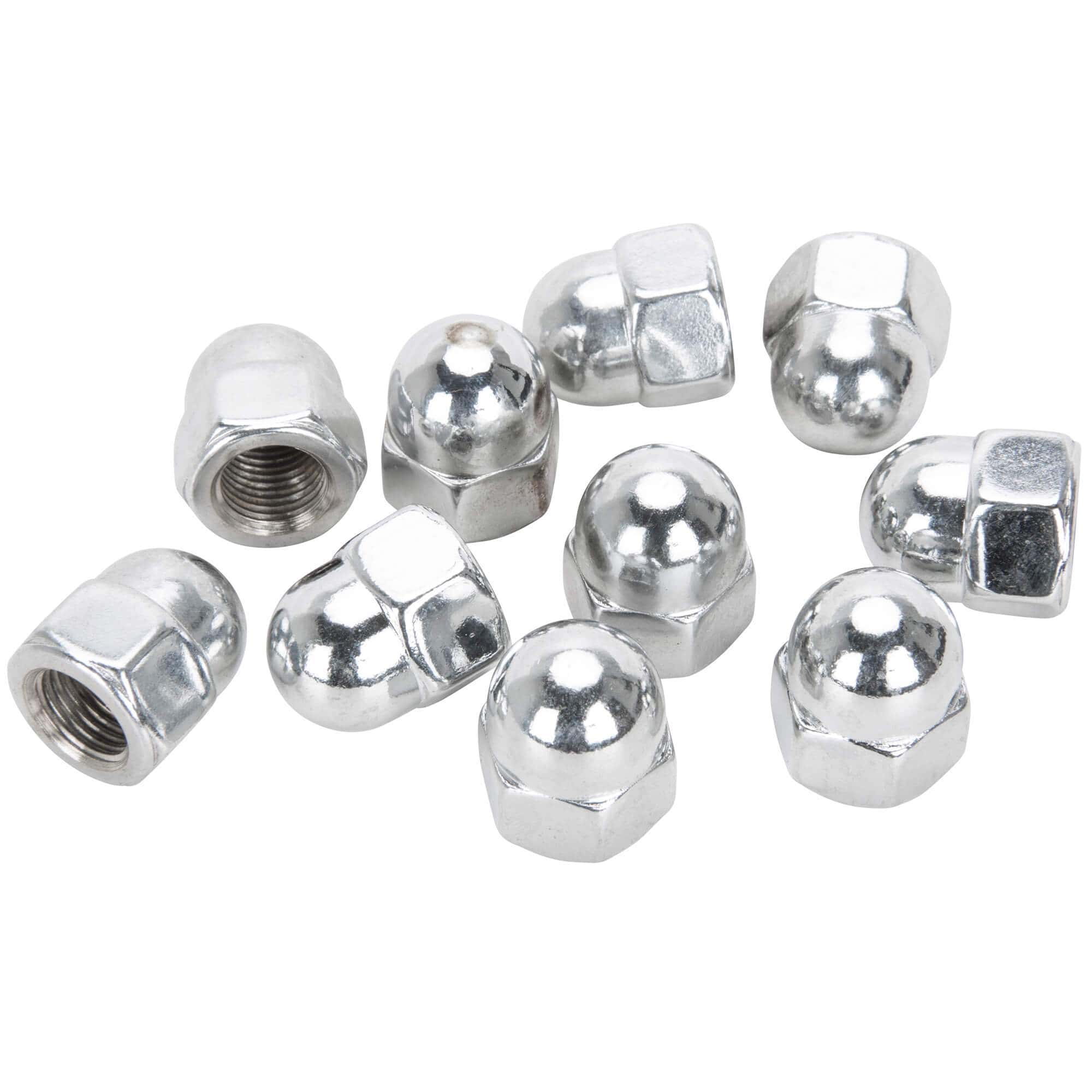 #AN-107 1/2-20 Chrome Plated Acorn Nut - 10 Pack