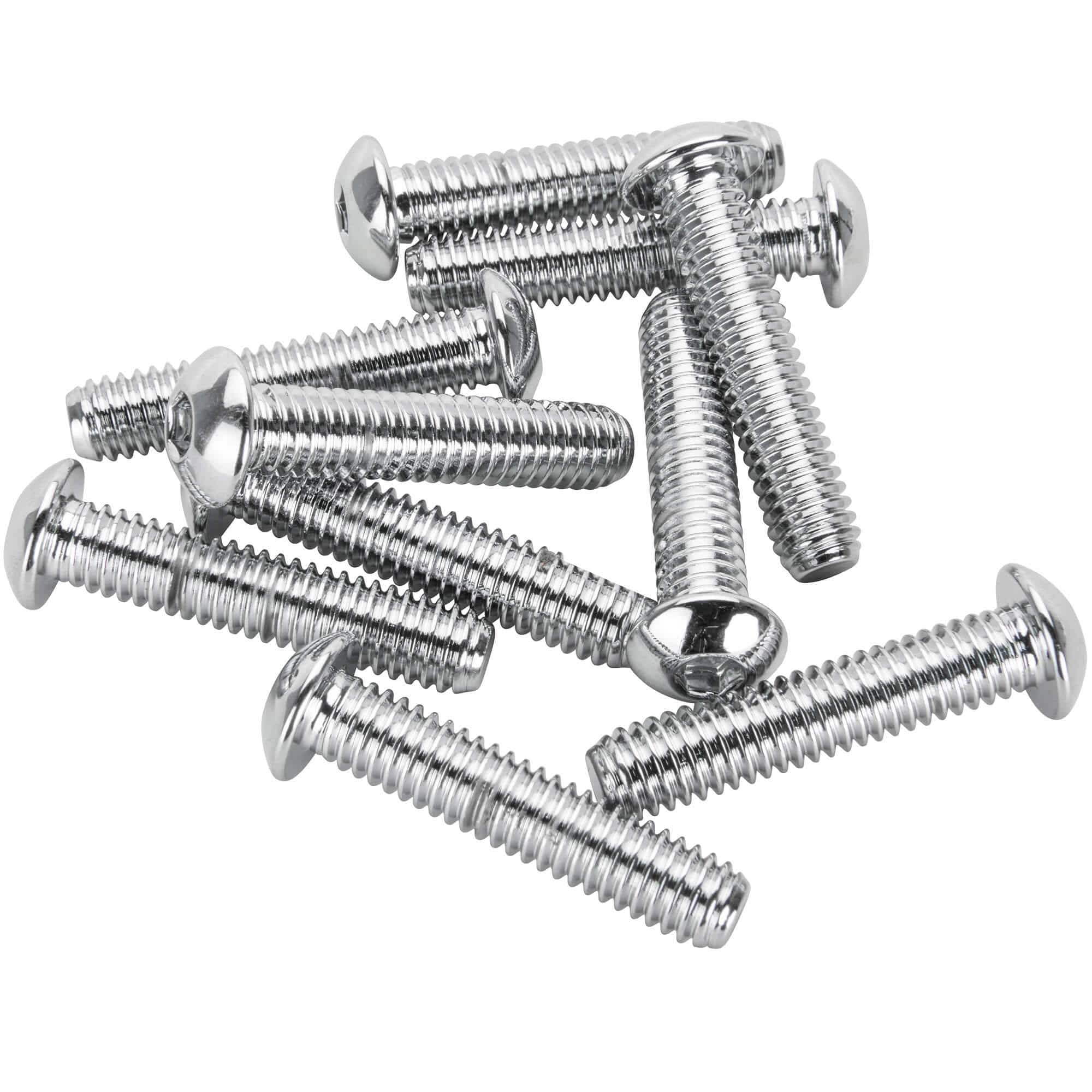 #BHC-845 5/16-18 x 1-1/2 inch Length Chrome Button Head Allen Bolt - 10 Pack