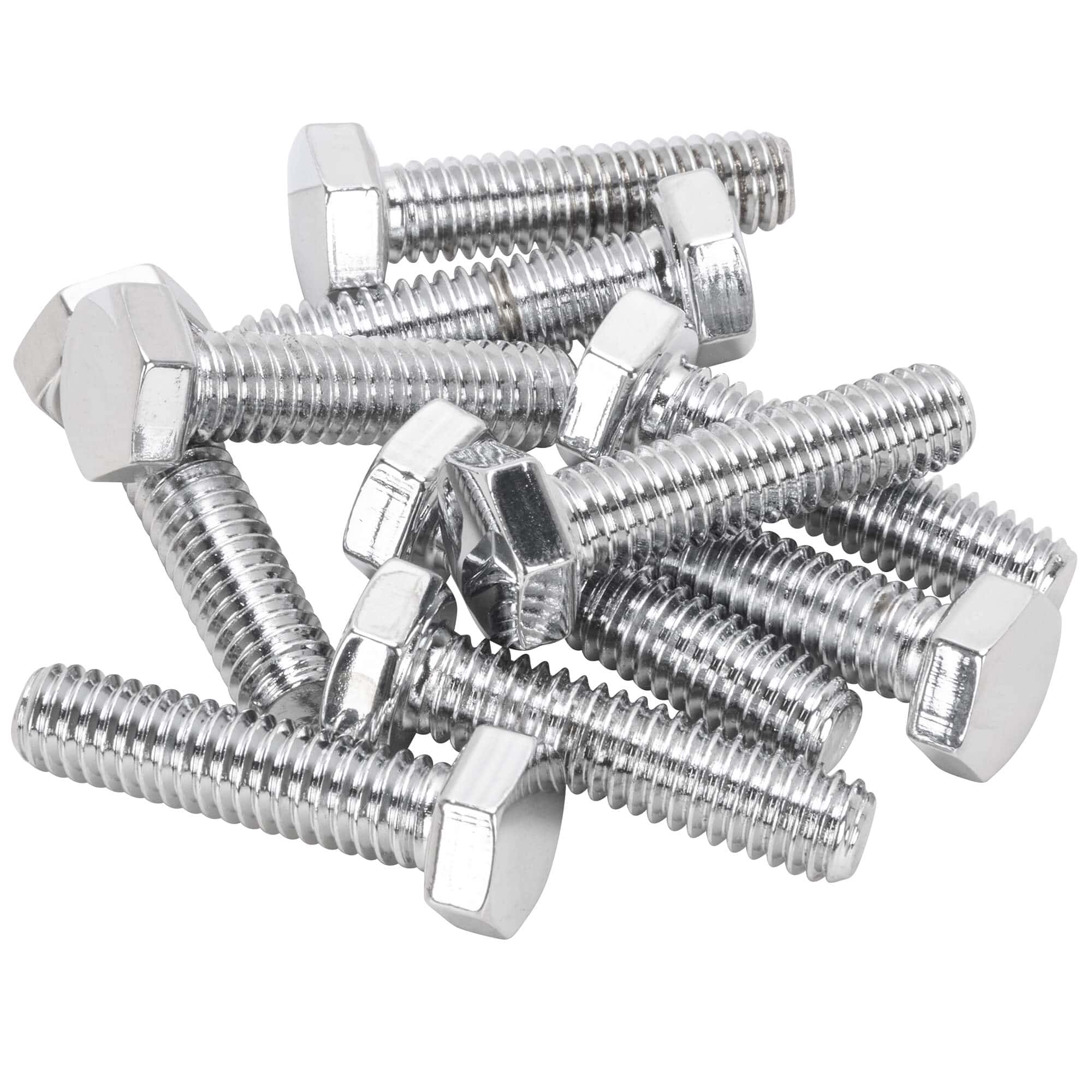 #HHC-613 5/16-18 x 1-1/4 Hex Head Bolt - 10 Pack - Chrome Plated