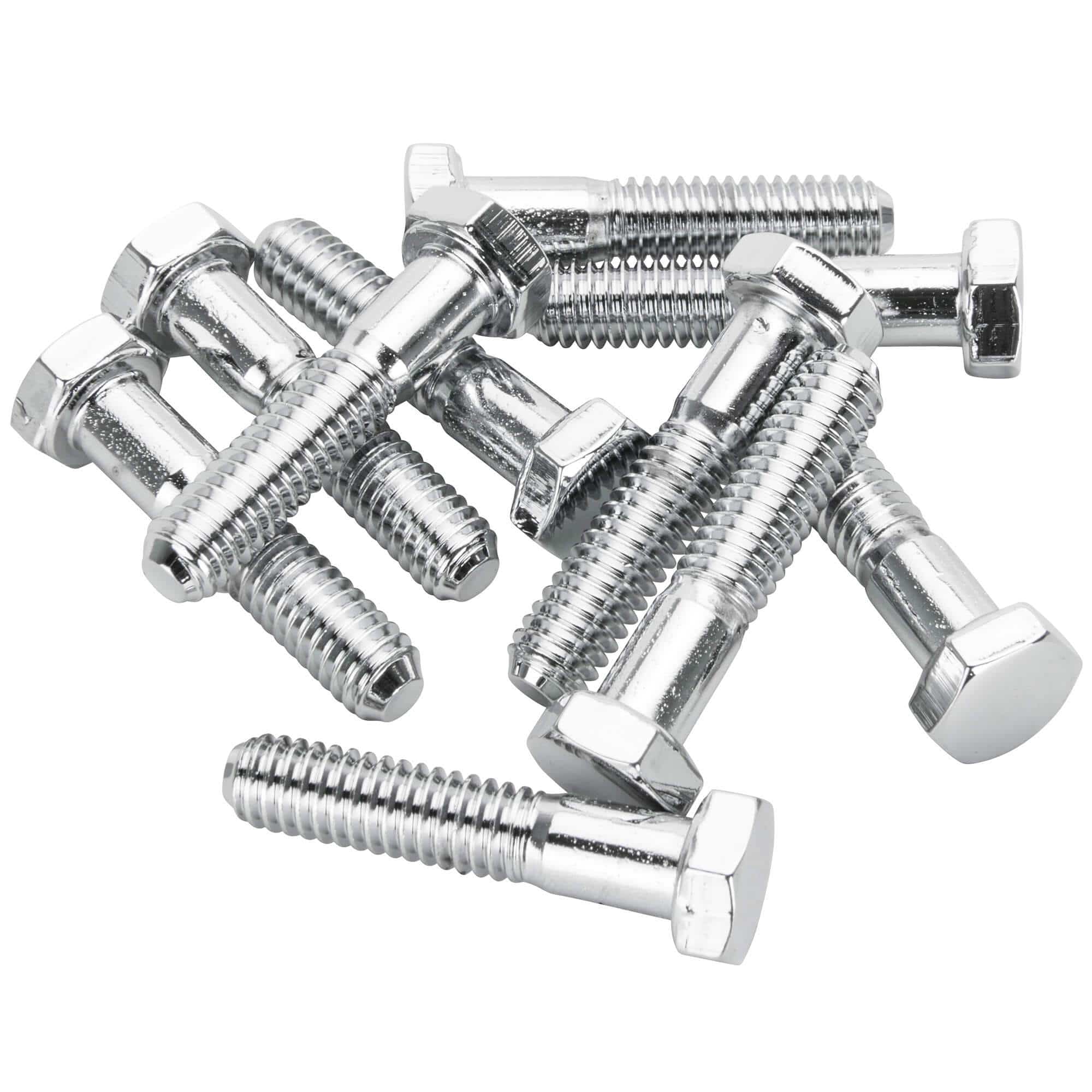 #HHC-614 5/16-18 x 1-1/2 length Chrome Hex Head Bolt - 10 Pack