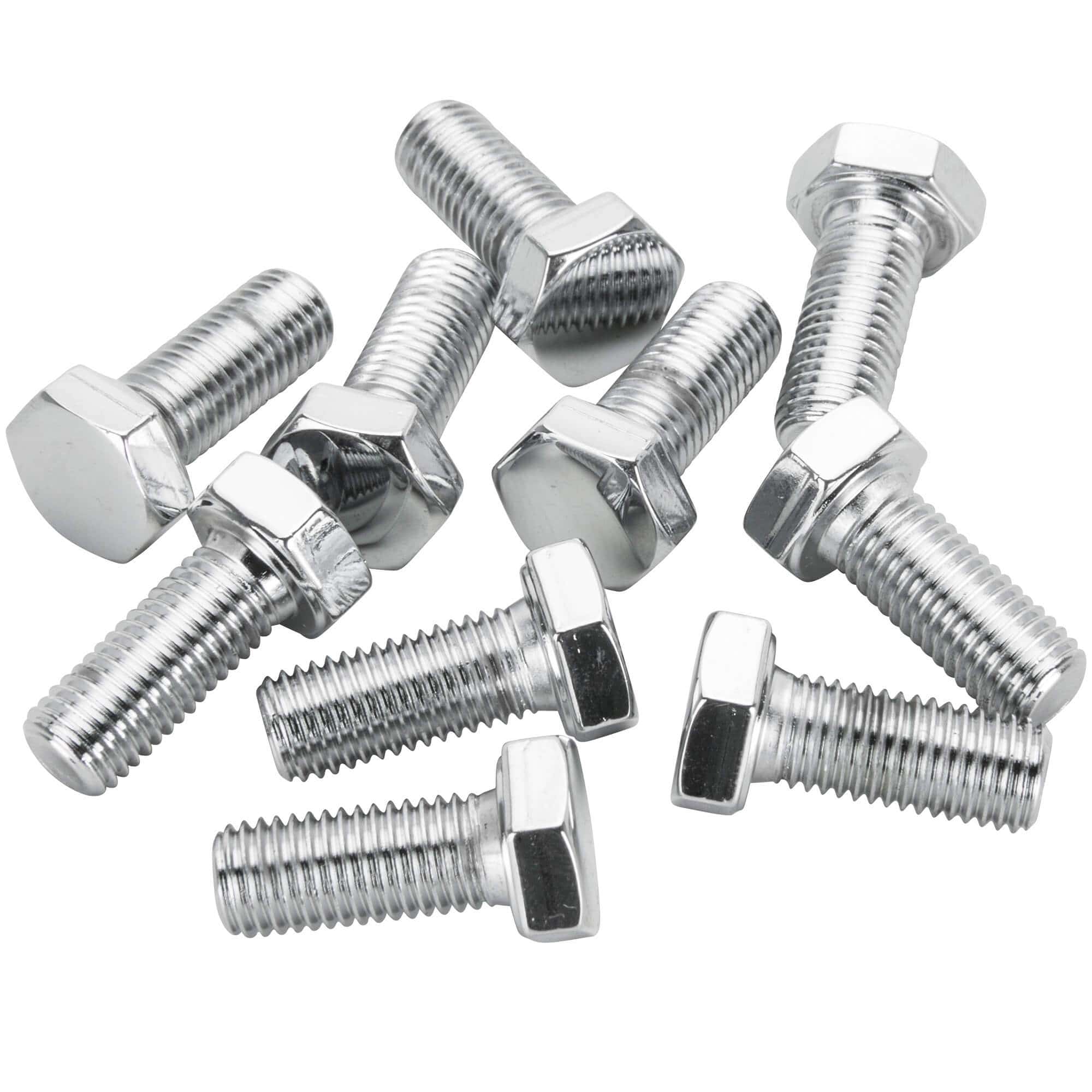 #HHC-660 5/16-24 x 3/4 length Chrome Hex Head Bolt - 10 Pack