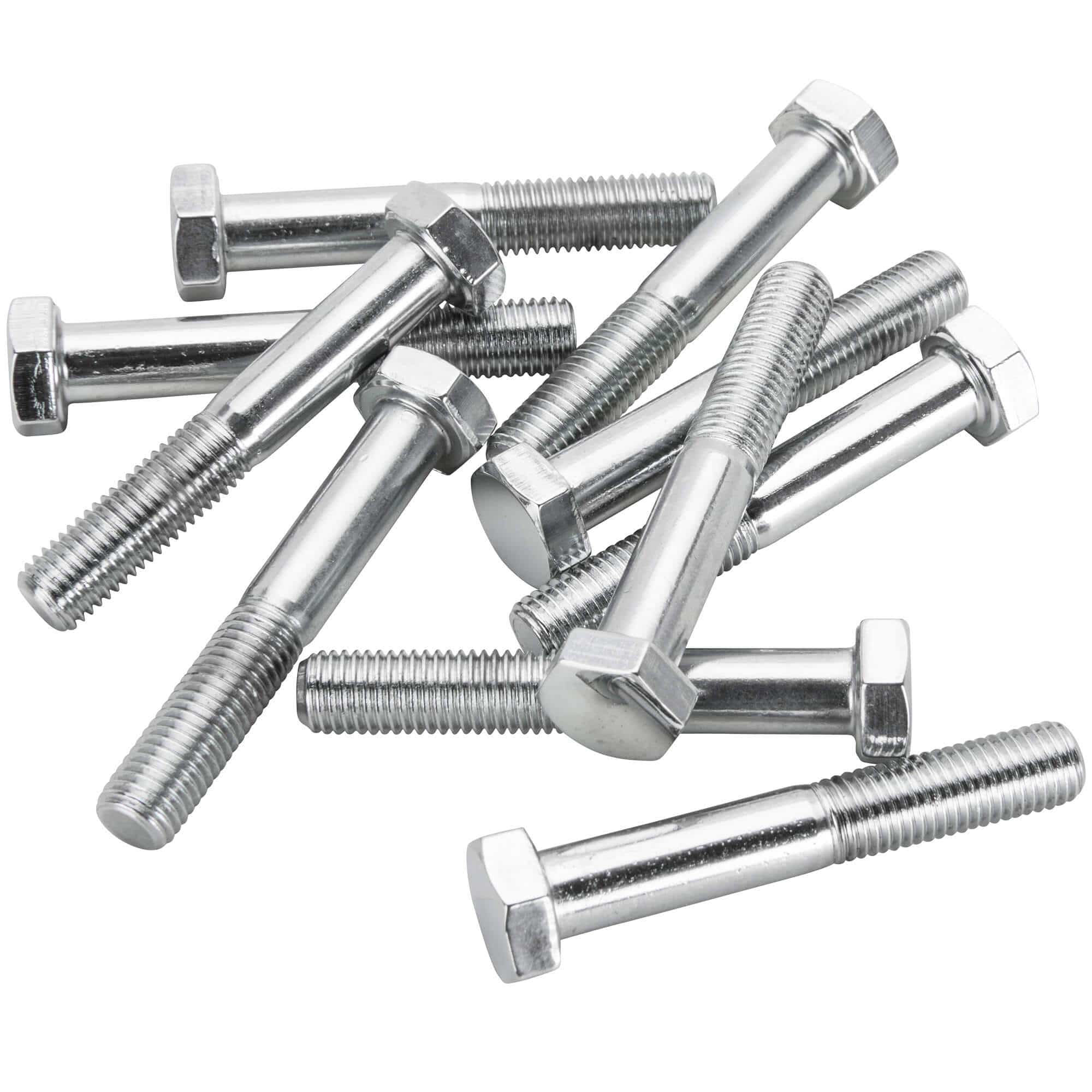 #HHC-666 5/16-24 x 2 length Chrome Hex Head Bolt - 10 Pack