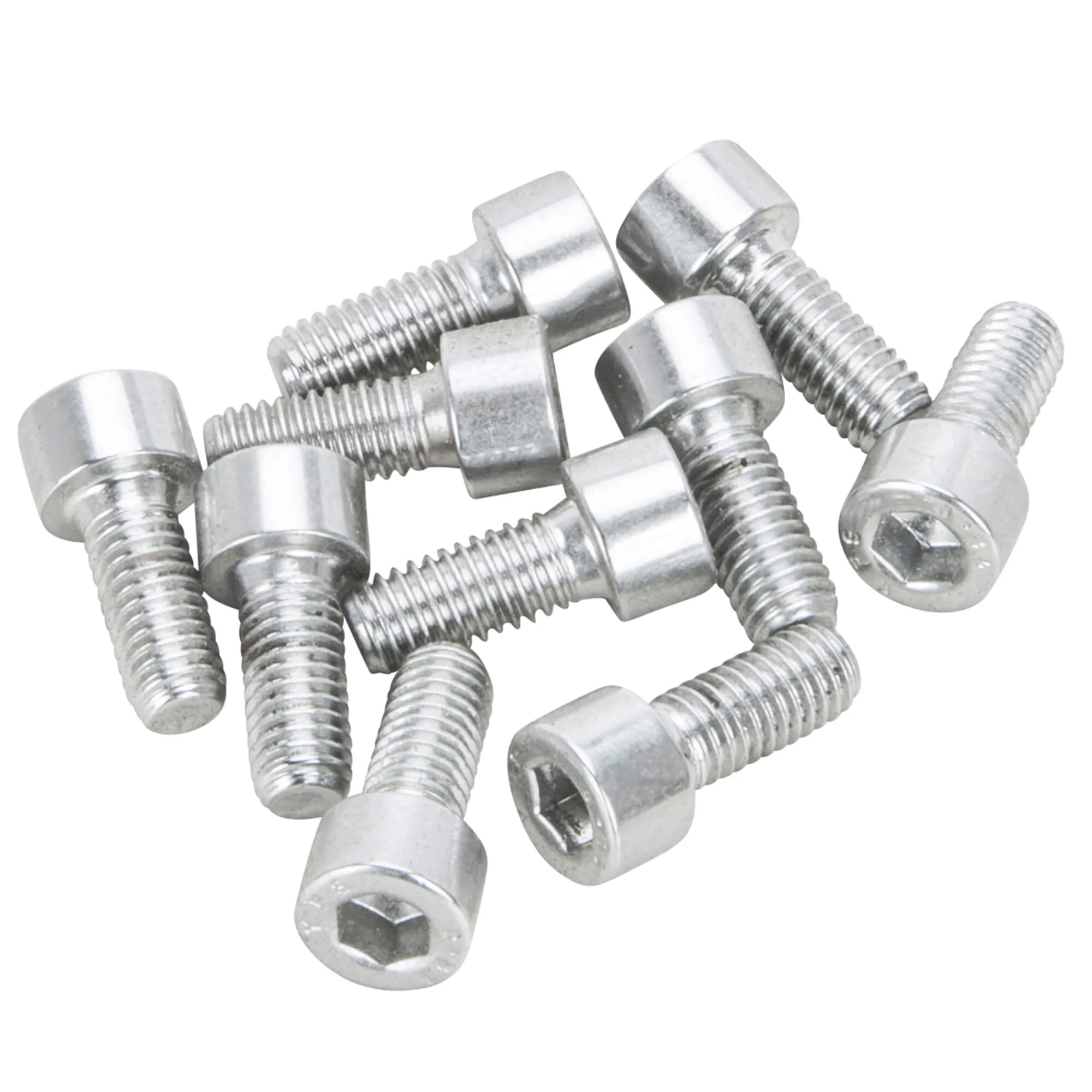 #MPSHC-0202 5mm x 12mm length Polished Socket Head Allen Bolt - 10 pack - Chrome Plated