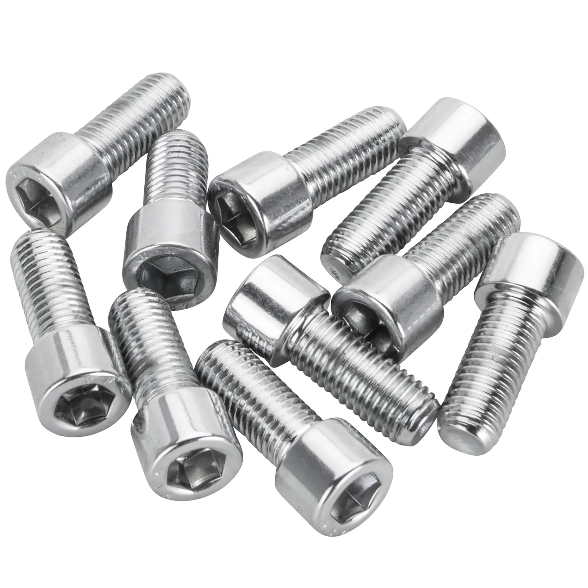 #PSHC-219 5/16-24 x 3/4 length Polished Allen Bolt - 10 pack - Chrome Plated