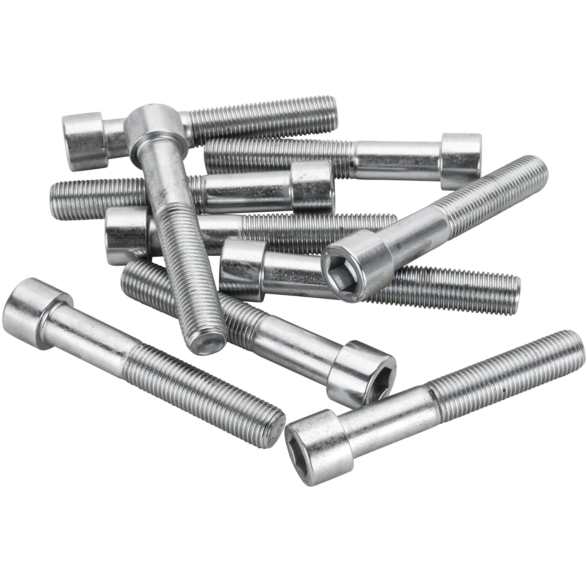 #PSHC-237 3/8-24 x 2-1/4 length Polished Allen Bolt - 10 pack - Chrome Plated