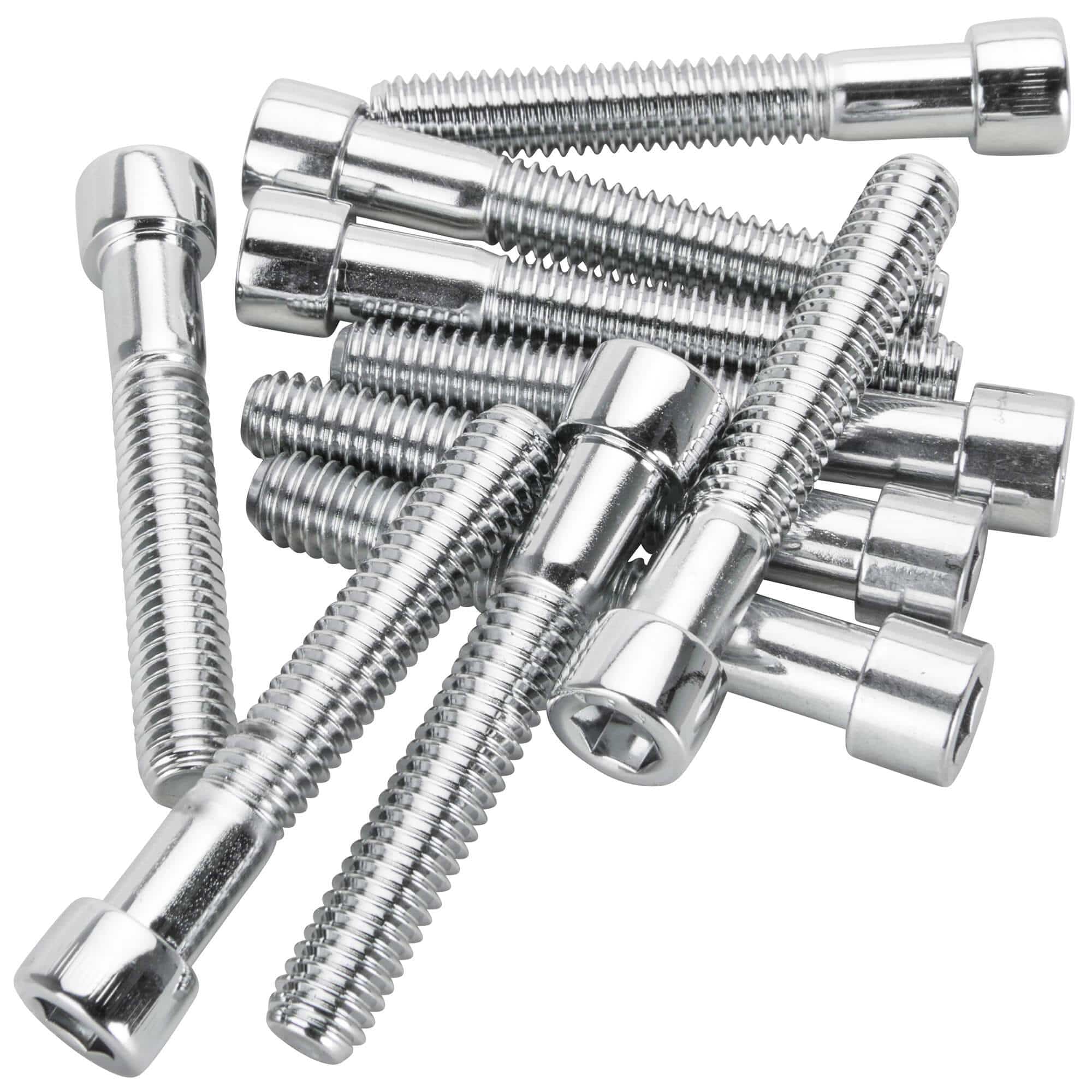 #PSHC-278 5/16-18 x 2 length Polished Chrome Socket Head Allen Bolt - 10 Pack