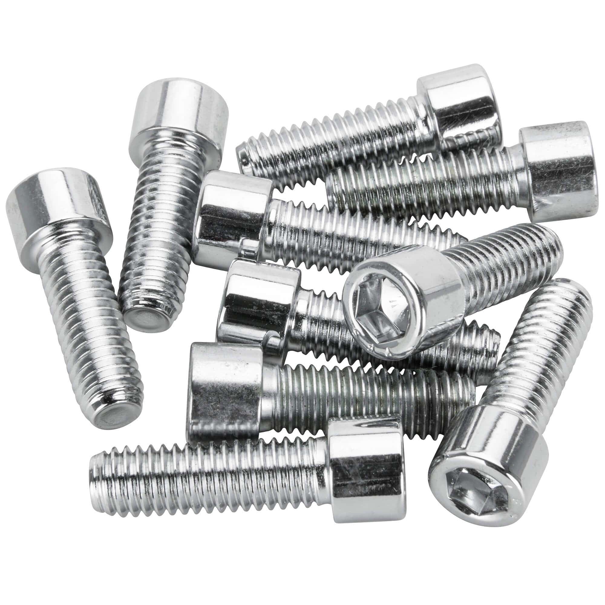 #PSHC-287 3/8-16 x 1-1/8 length Polished Chrome Socket Head Allen Bolt - 10 Pack