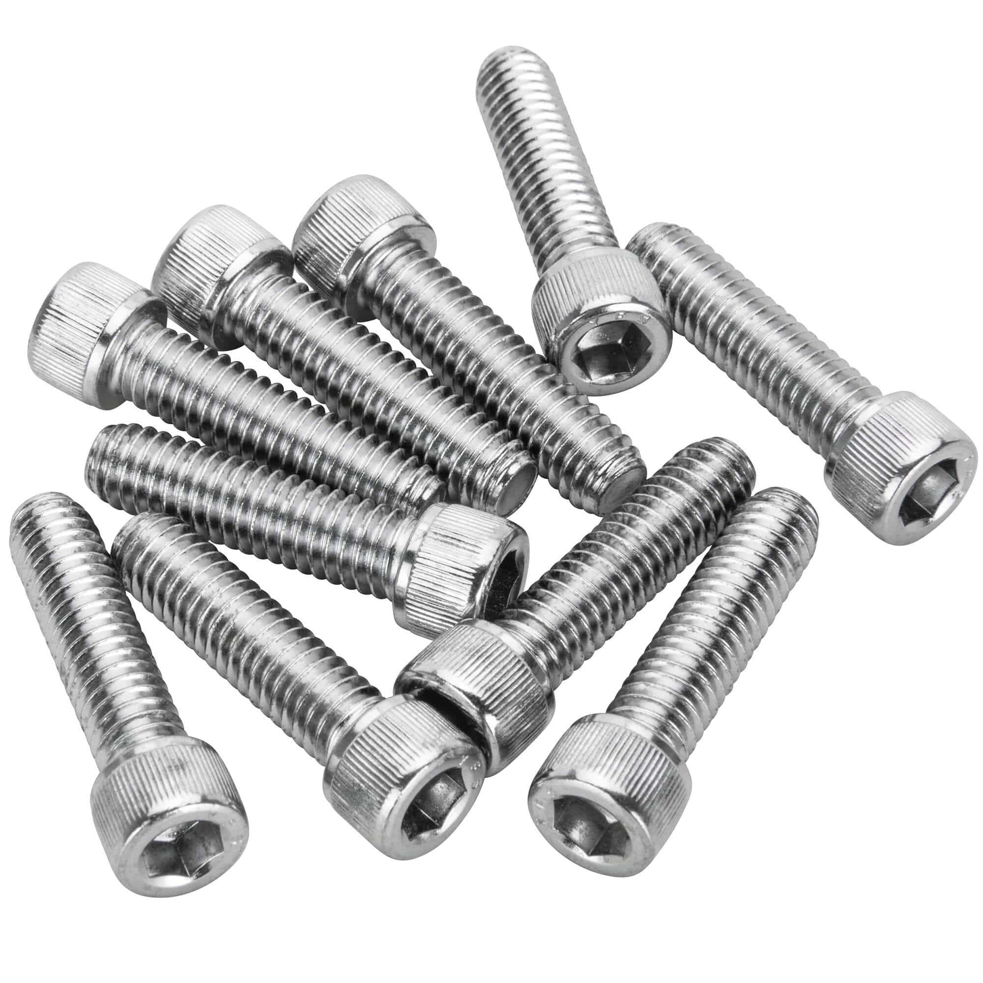 #SHC-970 5/16-18 x 1-1/4 length Chrome Socket Head Allen Bolt - 10 Pack