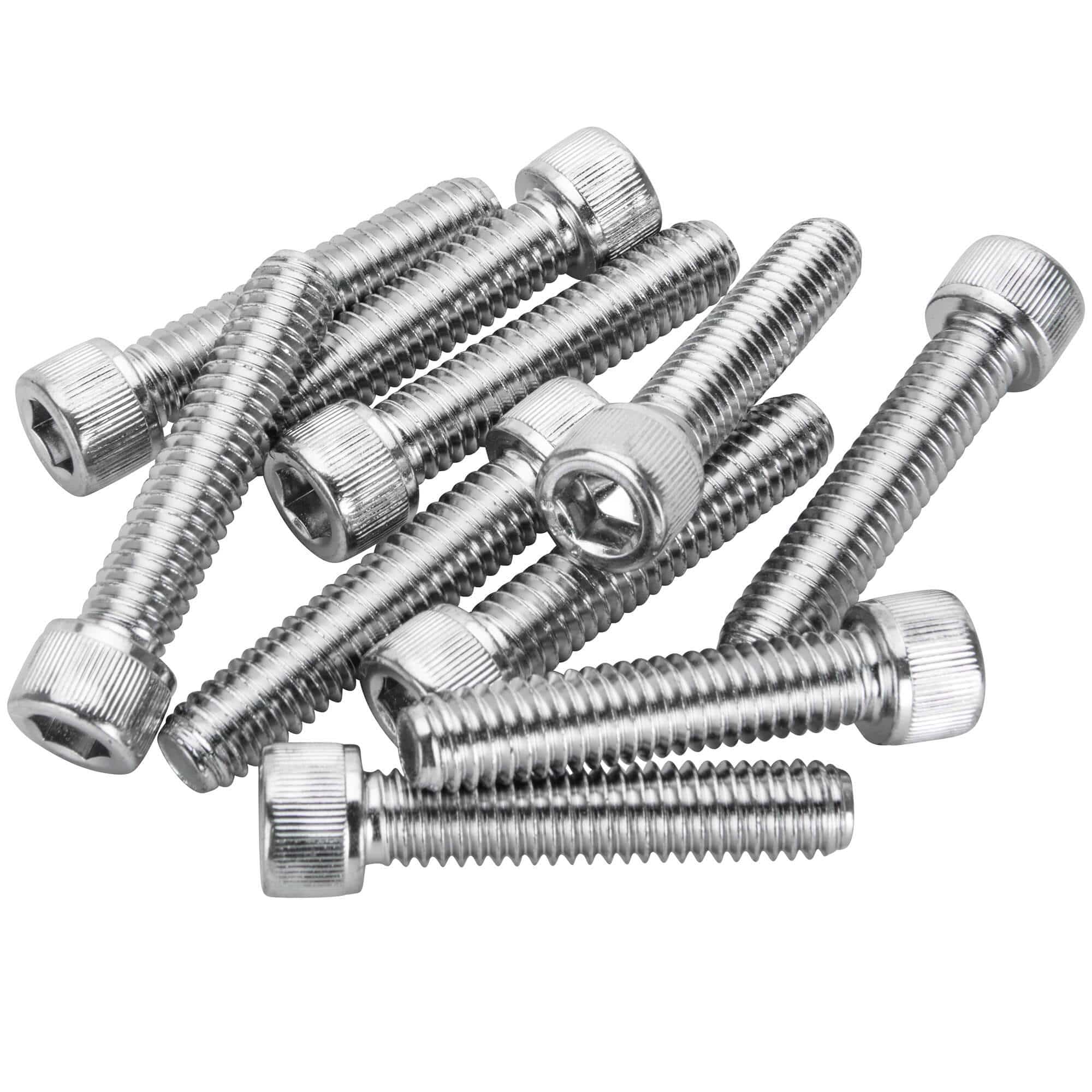 #SHC-971 5/16-18 x 1-1/2 length Chrome Socket Head Allen Bolt - 10 Pack
