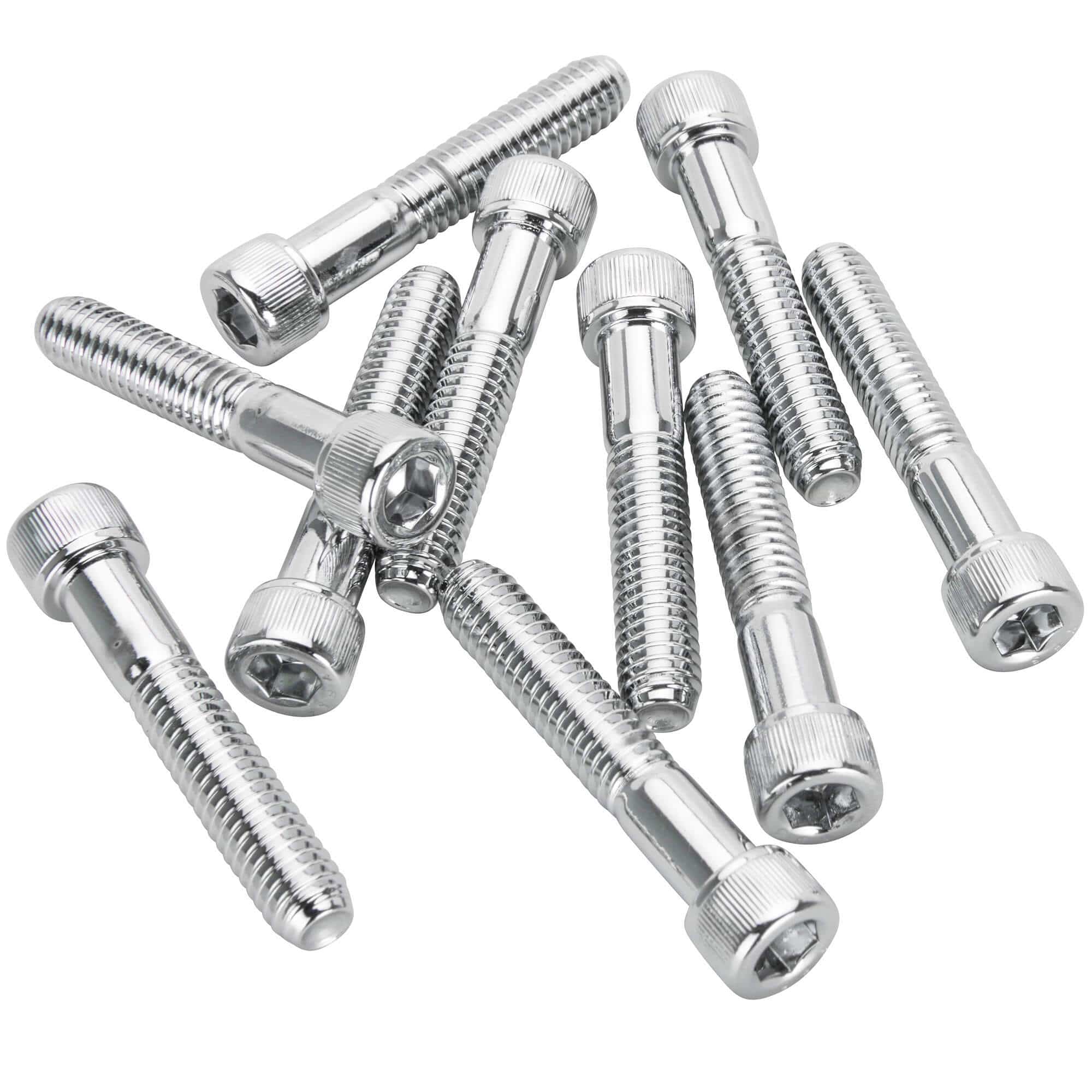 #SHC-972 5/16-18 x 1-3/4 length Chrome Socket Head Allen Bolt - 10 Pack