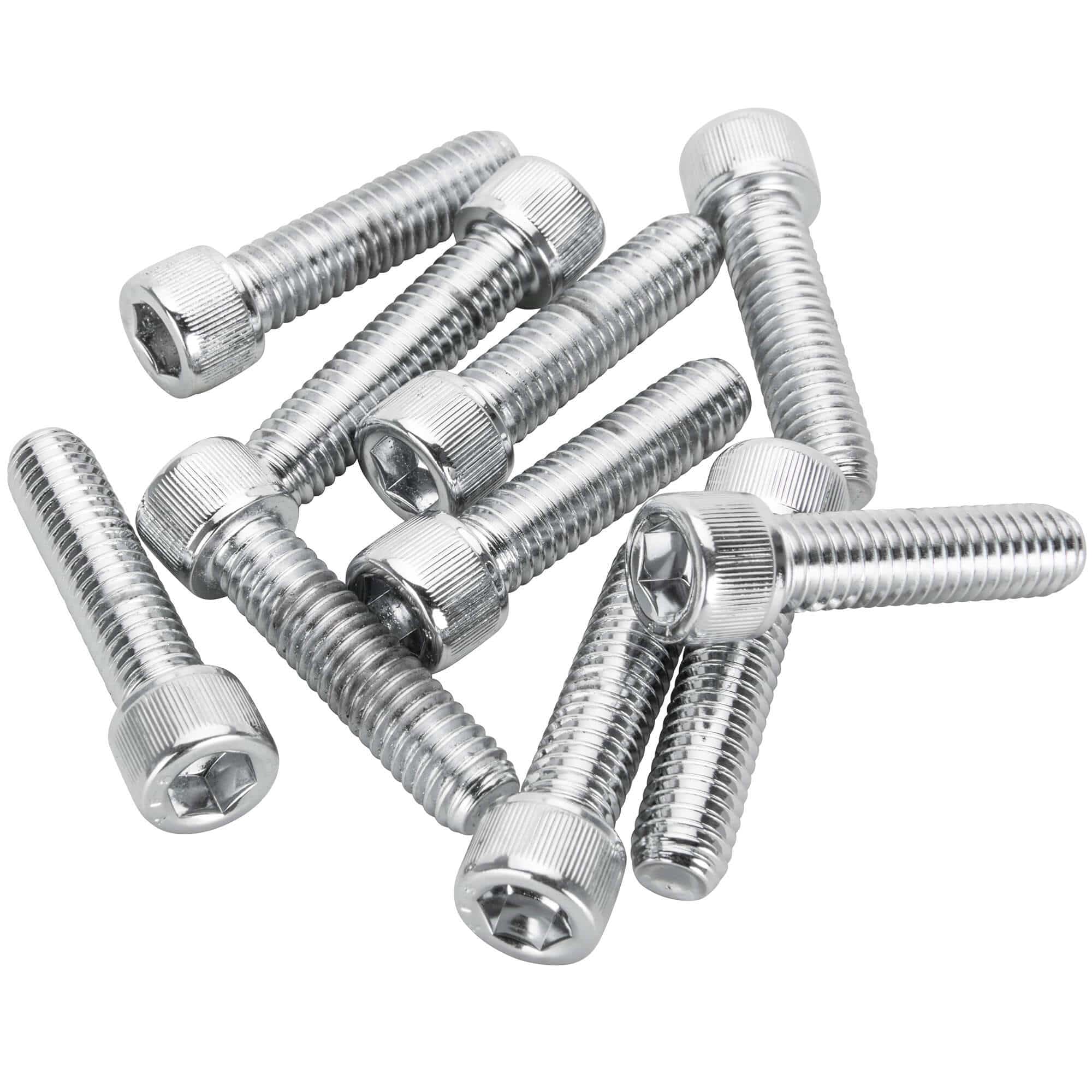 #SHC-984 3/8-16 x 1-1/2 length Chrome Socket Head Allen Bolt - 10 Pack