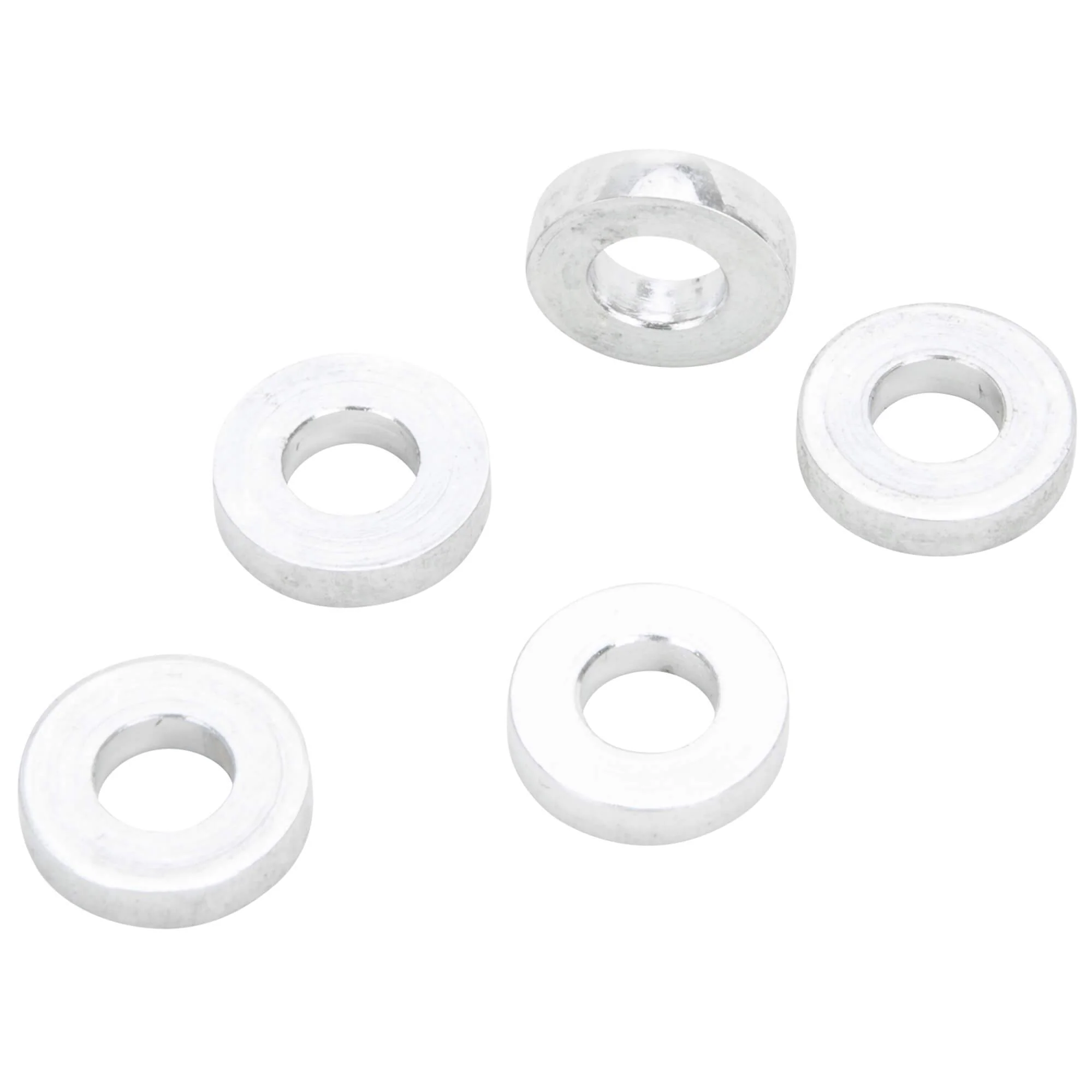 #SPC-001 1/4 ID x 1/8 Length Chrome Plated Steel Universal Spacer - 5 Pack