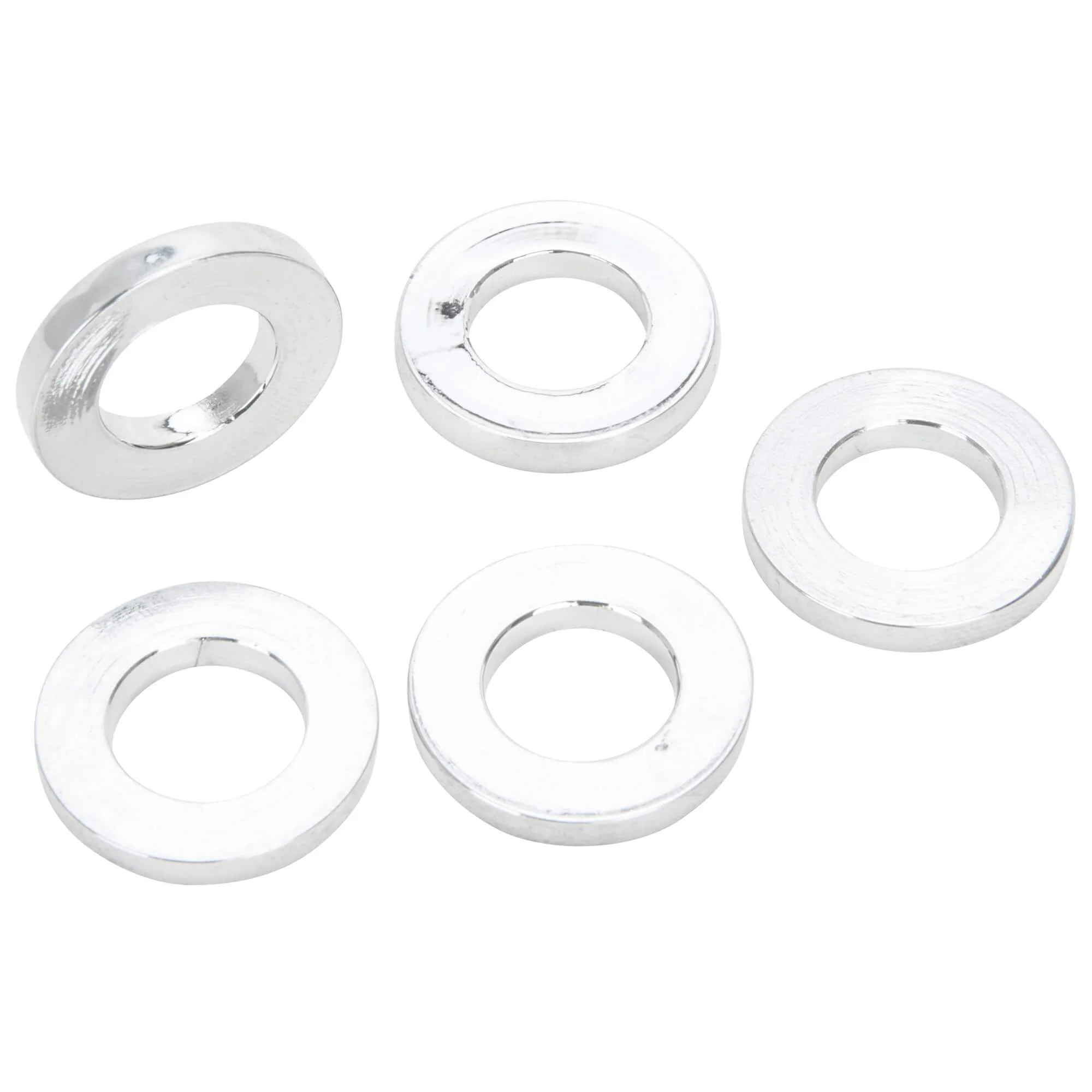 #SPC-027 1/2 ID x 1/8 thick Chrome Plated Steel Universal Spacer - 5 Pack
