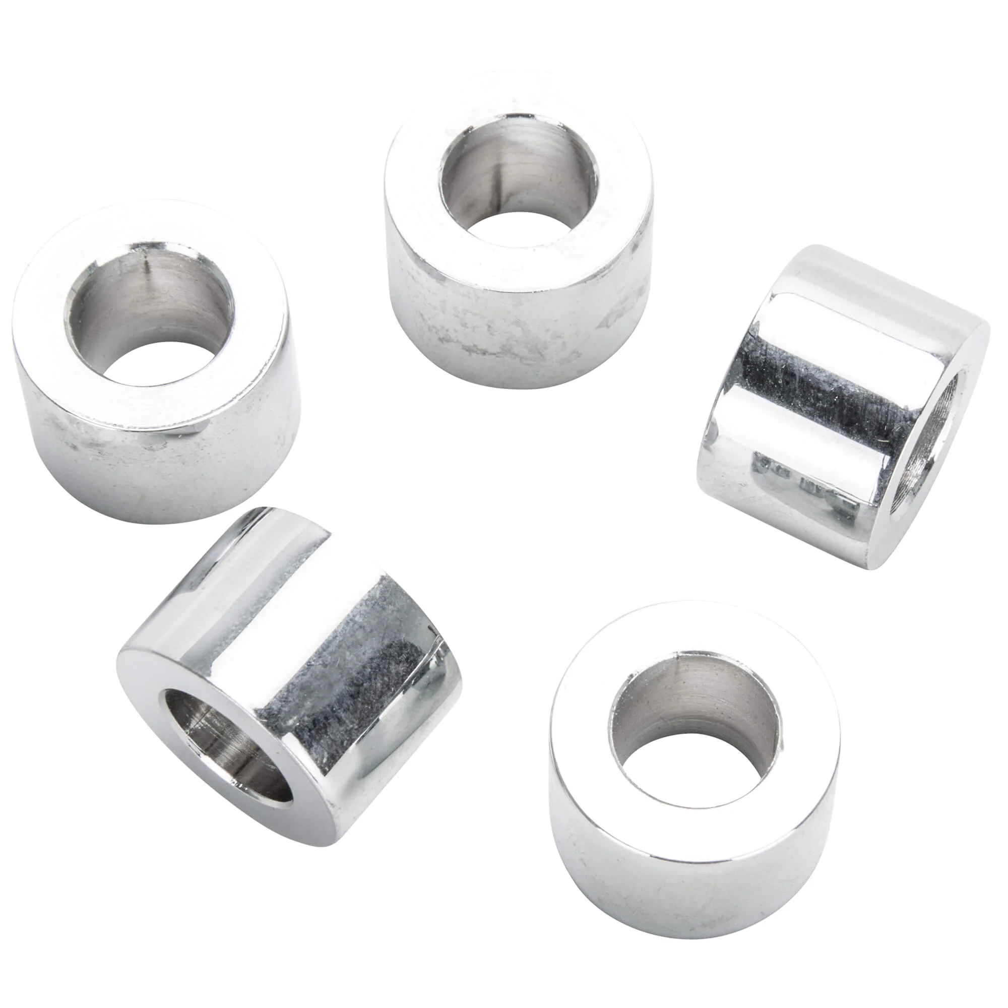 #SPC-046 1/2 x 5/8 Spacer - 5 Pack - Chrome Plated