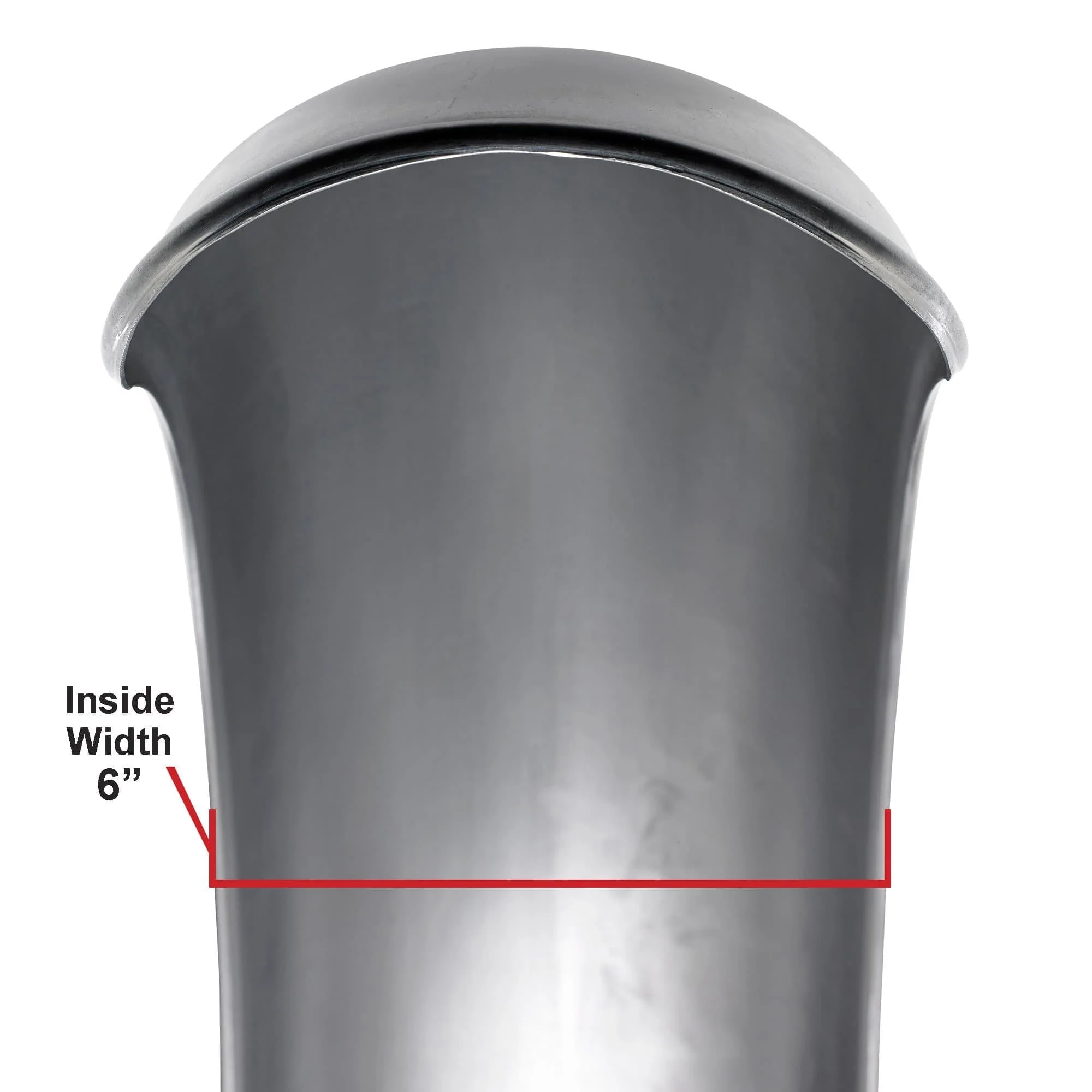 Ribbed Handmade Steel Fender - for 16 inch Tires - Image 7