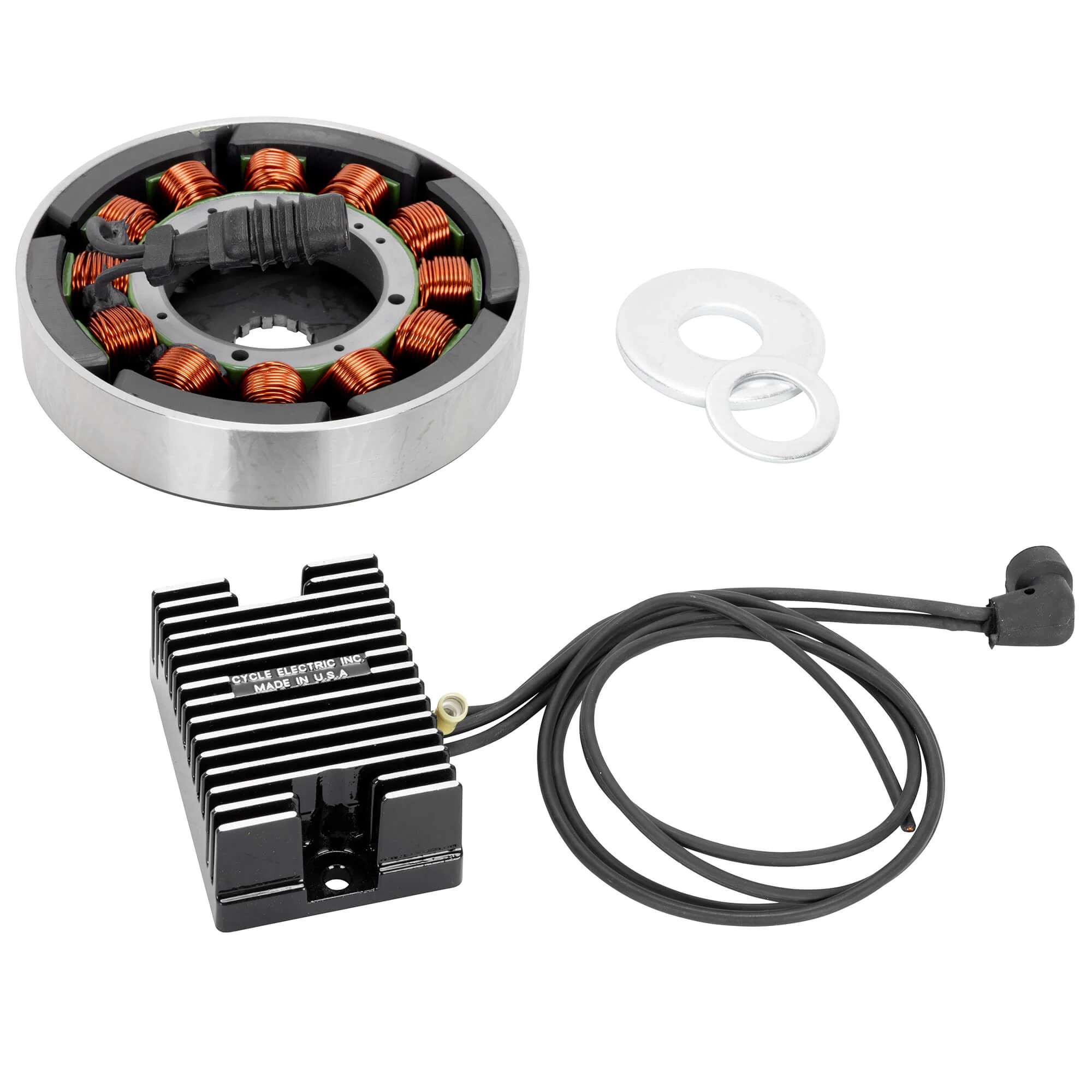 Alternator Kit 32 amp CE-32AL - 1988-1999 Harley-Davidson Softail - Image 2