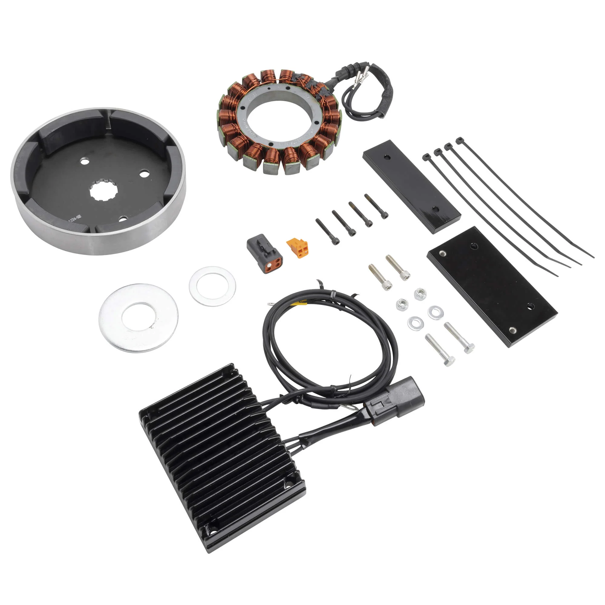 Alternator Kit CE-60AR for 1970-1984 Harley-Davidson 4 Speed Solid Mount Motors - Image 2