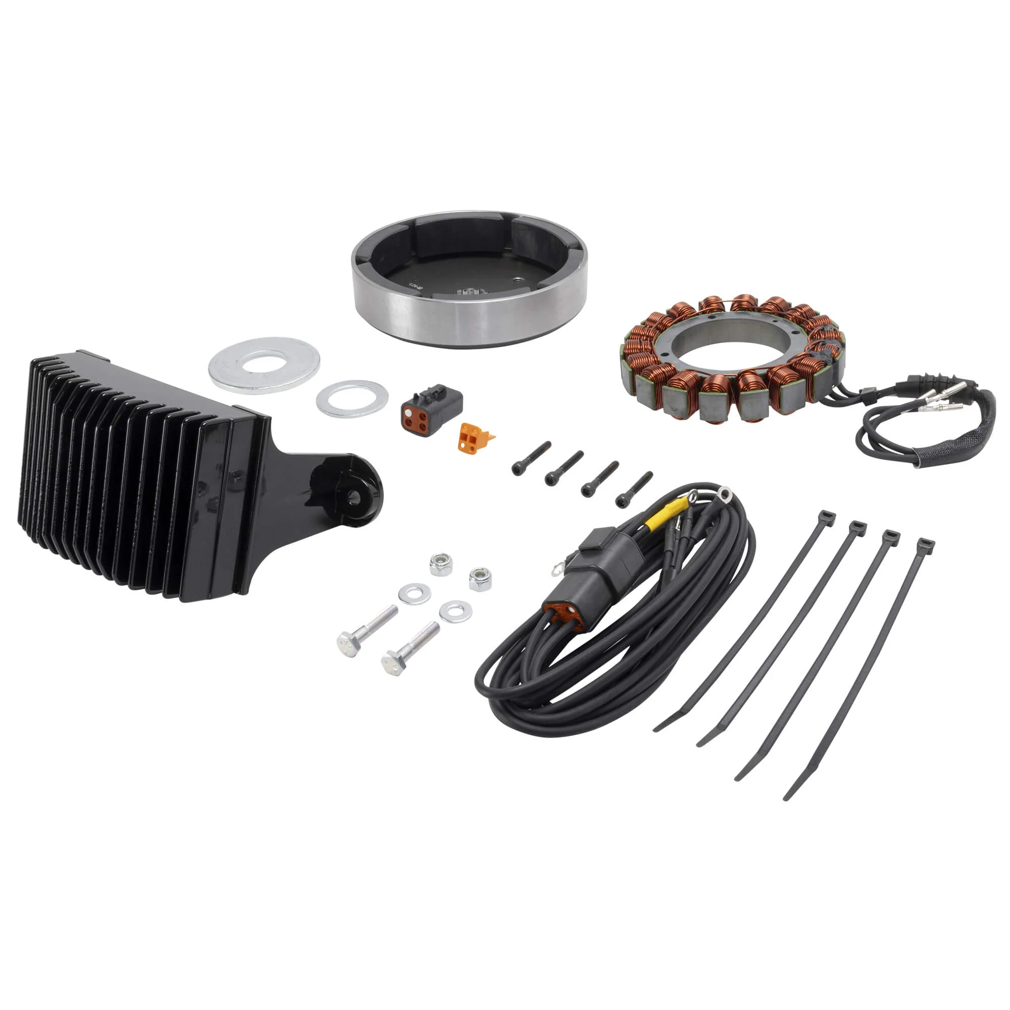 Alternator Kit CE-61AR for 1980-1988 Harley-Davidson FLH/FLT/FXR With 5 Speed Rubber Mount Motors - Image 3