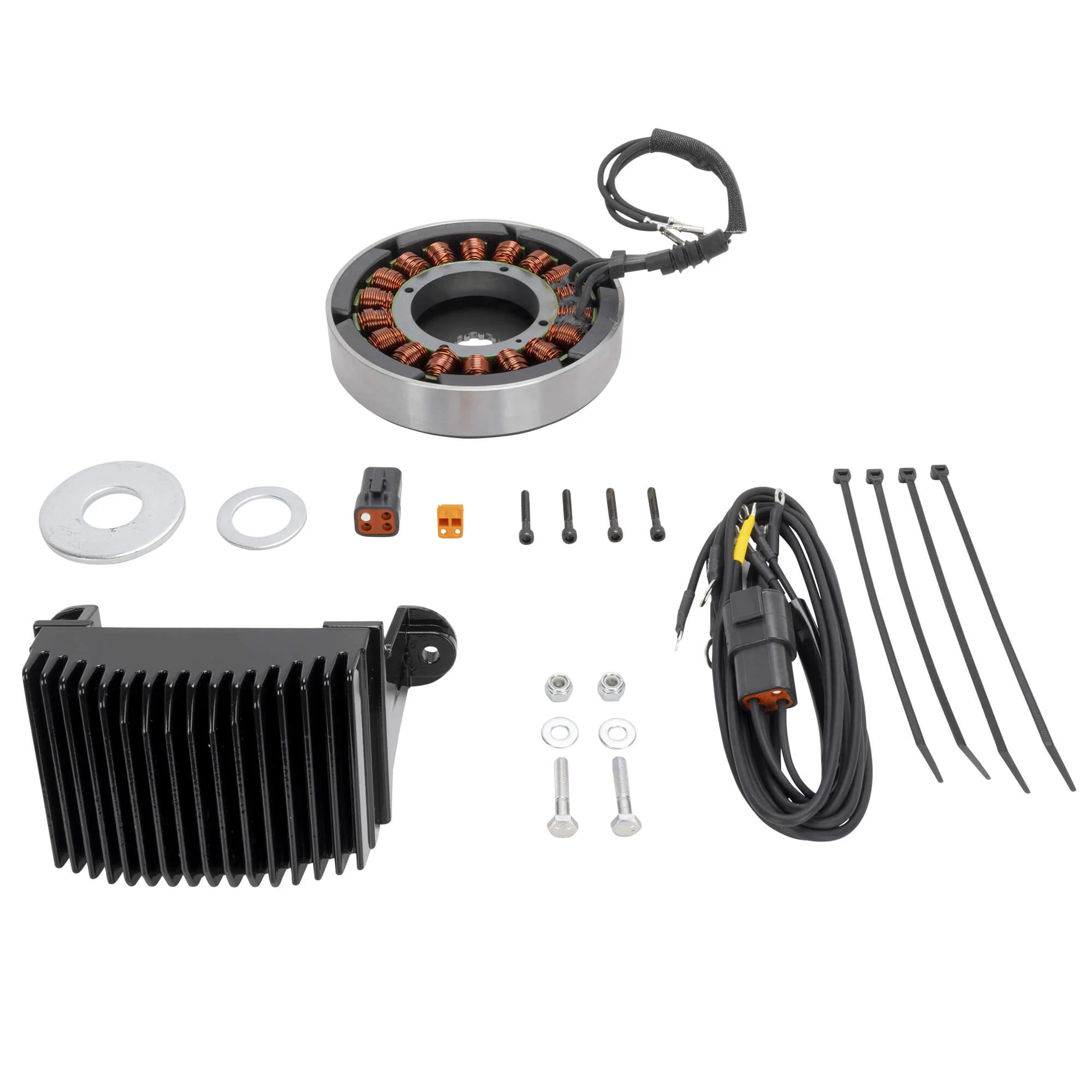 Alternator Kit CE-61AR for 1980-1988 Harley-Davidson FLH/FLT/FXR With 5 Speed Rubber Mount Motors - Image 4