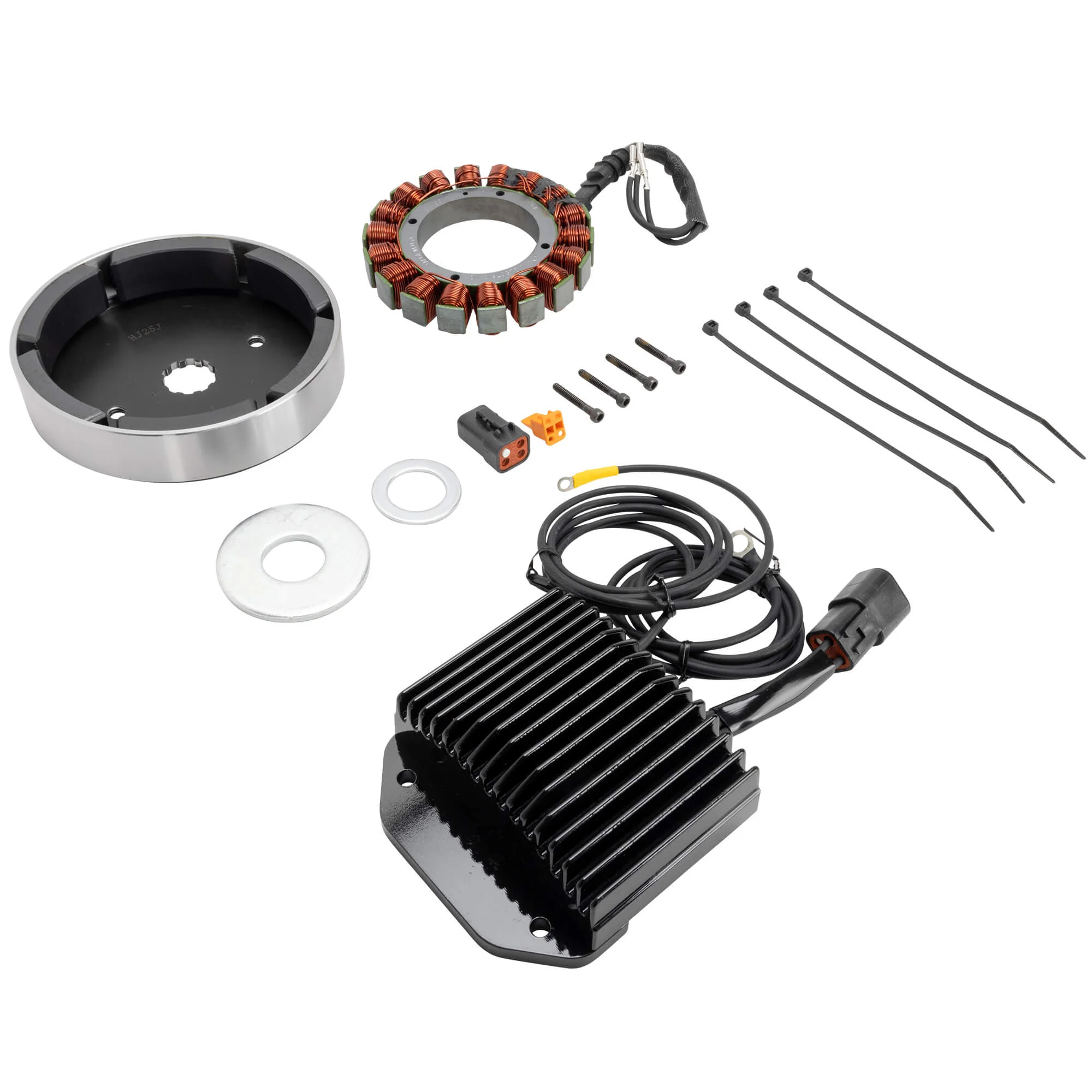 Alternator Kit CE-62AR for 1991-1998 Harley-Davidson Dyna 1984-1999 Softail Models - Image 2