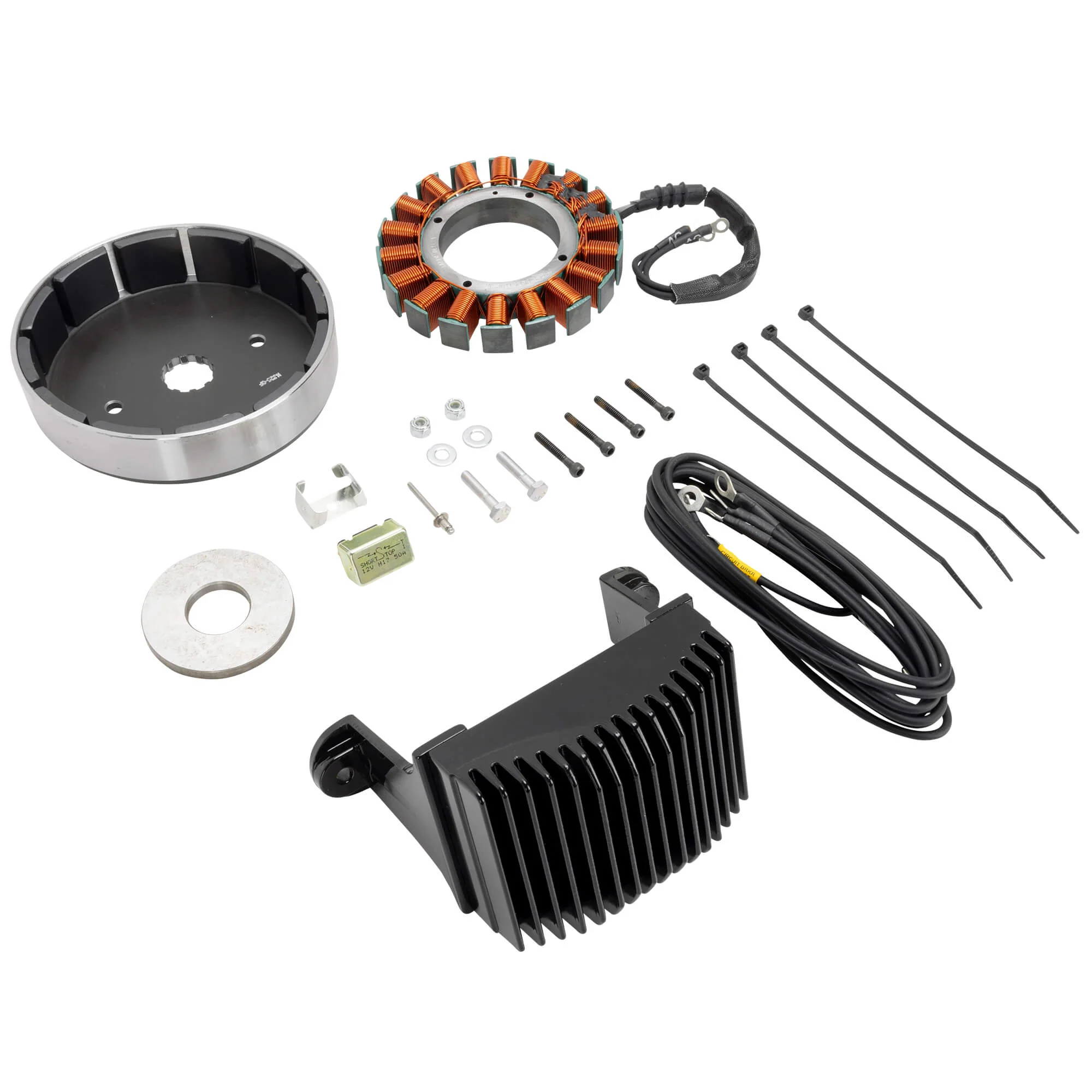 Alternator Kit CE-71AR 1980-1988 Harley-Davidson FLH/FLT/FXR With 5 Speed Rubber Mount Motors - Image 2
