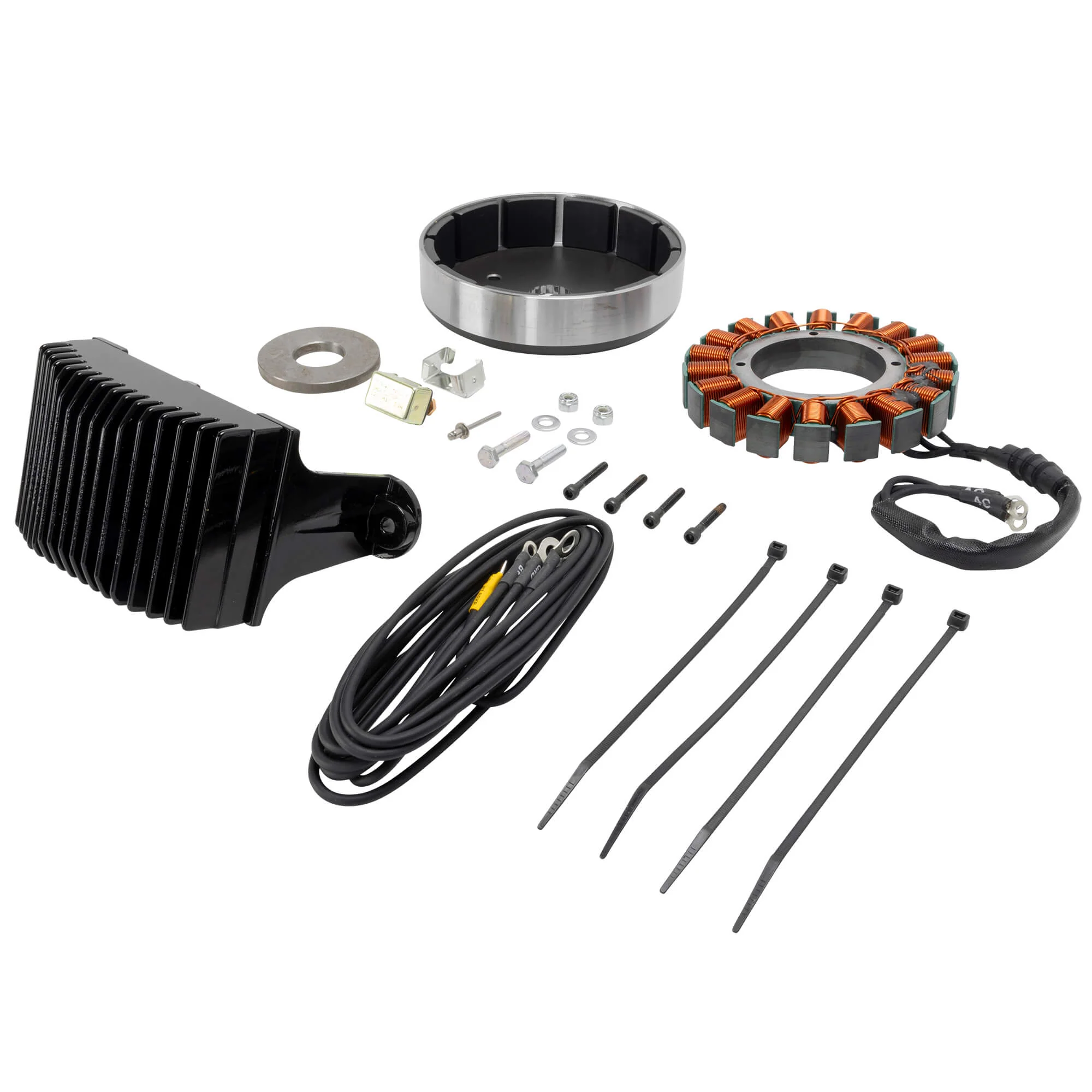 Alternator Kit CE-71AR 1980-1988 Harley-Davidson FLH/FLT/FXR With 5 Speed Rubber Mount Motors - Image 3