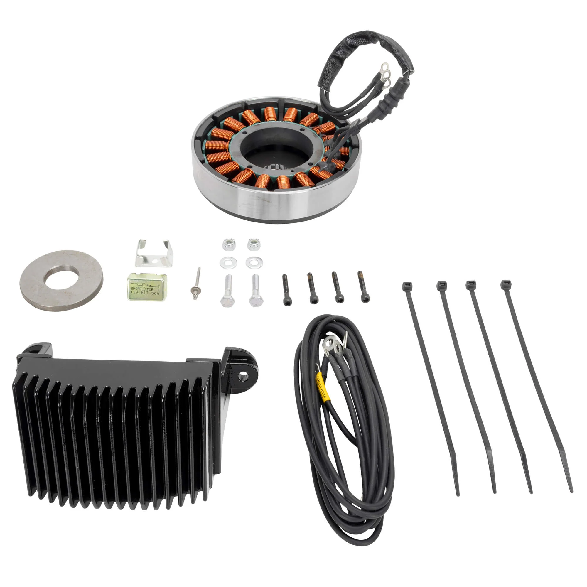 Alternator Kit CE-71AR 1980-1988 Harley-Davidson FLH/FLT/FXR With 5 Speed Rubber Mount Motors - Image 4