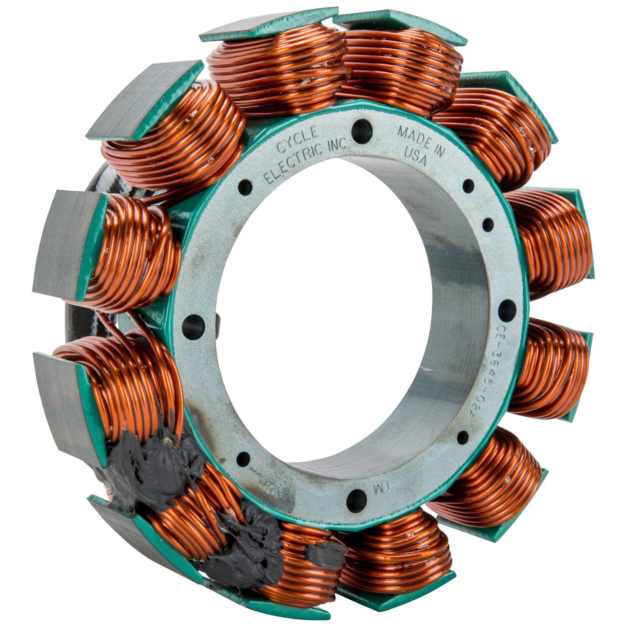 Stator CE-3845-02 for 2002 - 2005 Harley-Davidson FLH and FLT Models - Image 2