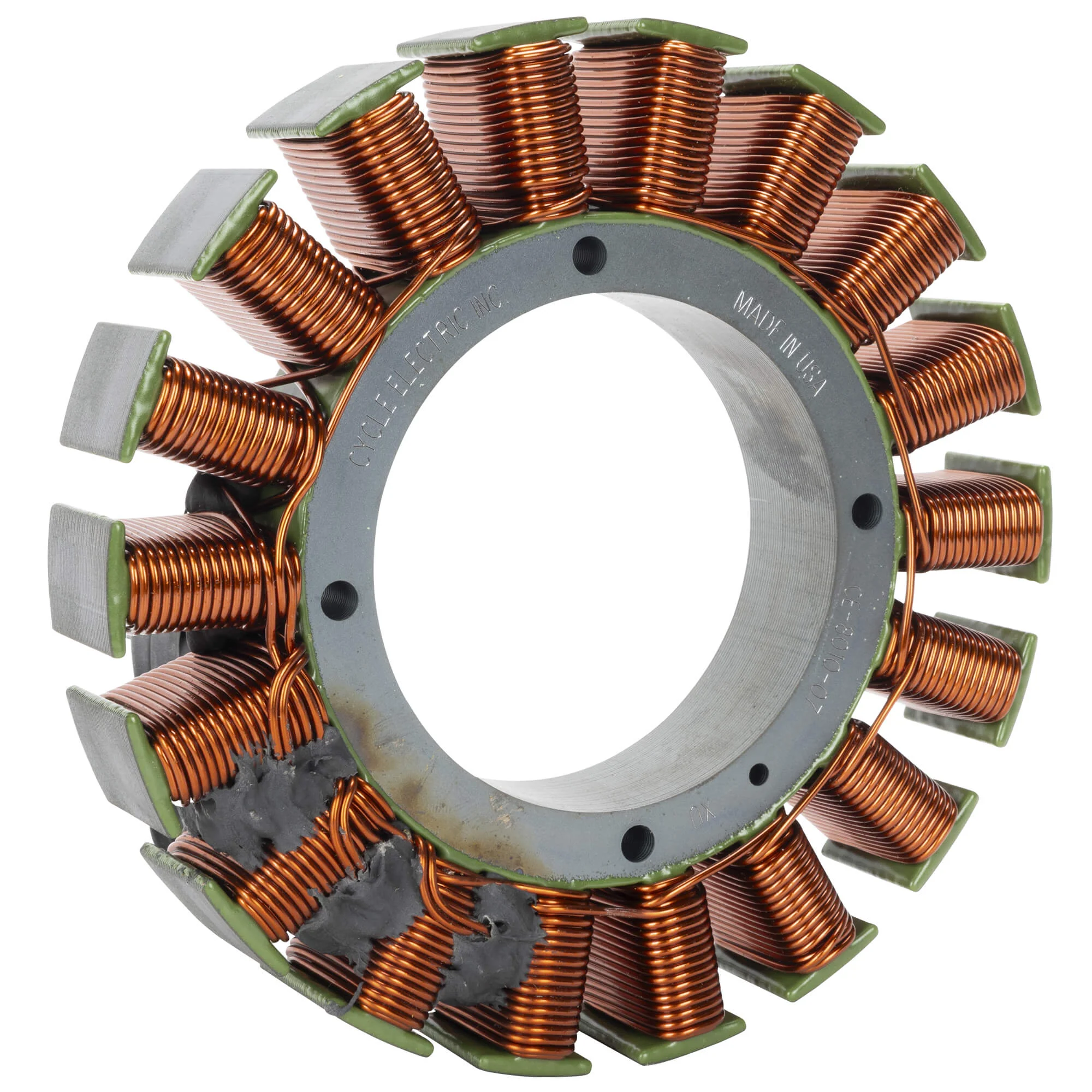 Stator CE-8010-07 for 2007 Harley-Davidson Dyna/Softail OEM# 30017-07 - Image 2