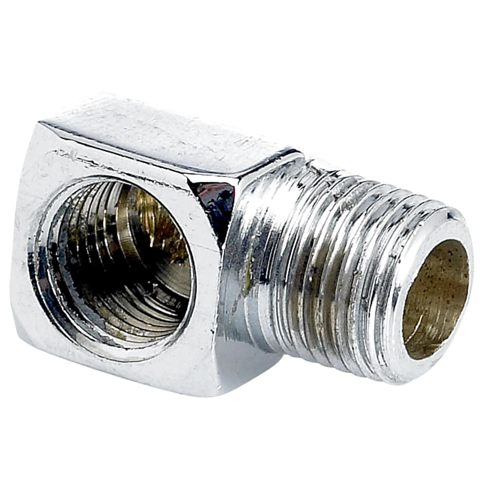 1/8 inch NPT x 1/8 inch NPT 90 degree Street Elbow - Chrome