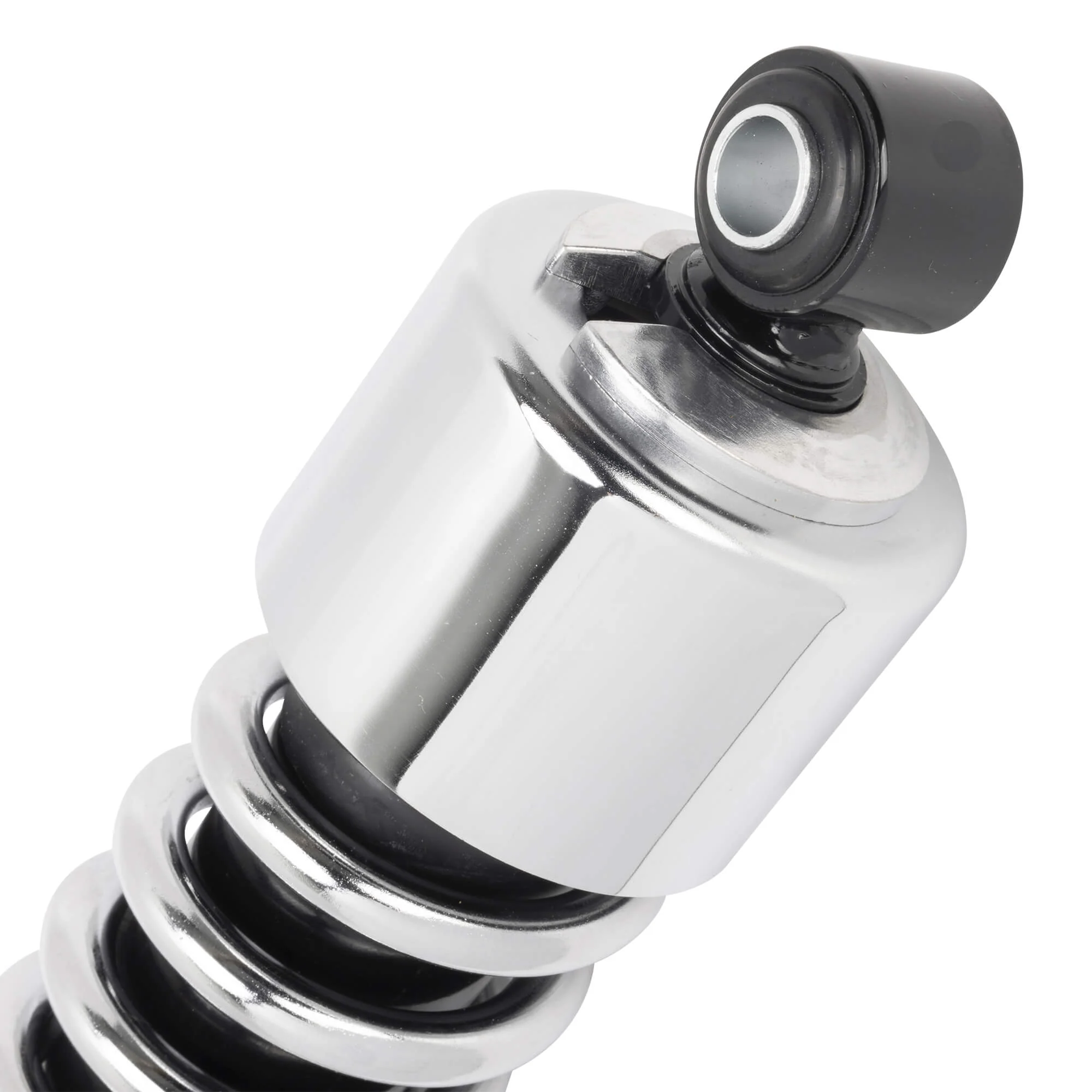 11" Chrome Shocks With Chrome Spring - 1 inch Under - 1973-1984 Harley-Davidson FX/FXE 1972-1984 FL - Image 5