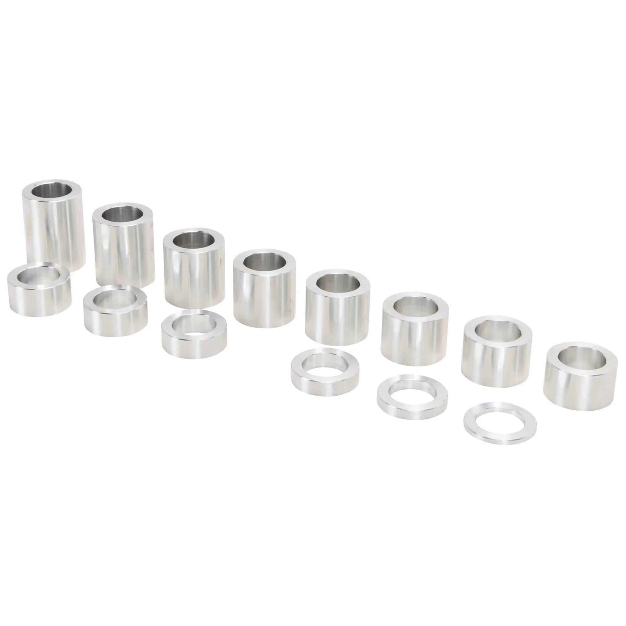 14 Piece Aluminum Wheel Axle Spacer Kit - 1.5 inch O.D. x 25MM I.D. - Image 3