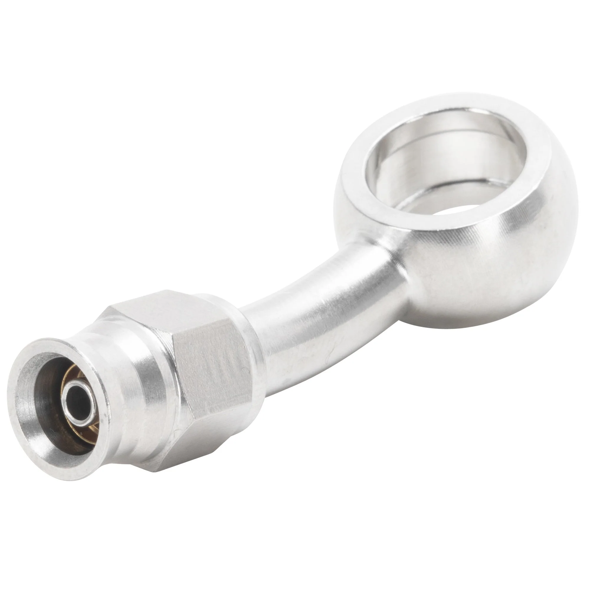 28 degree 7/16 inch/14mm Compression Banjo Fitting - Stainless - Image 4