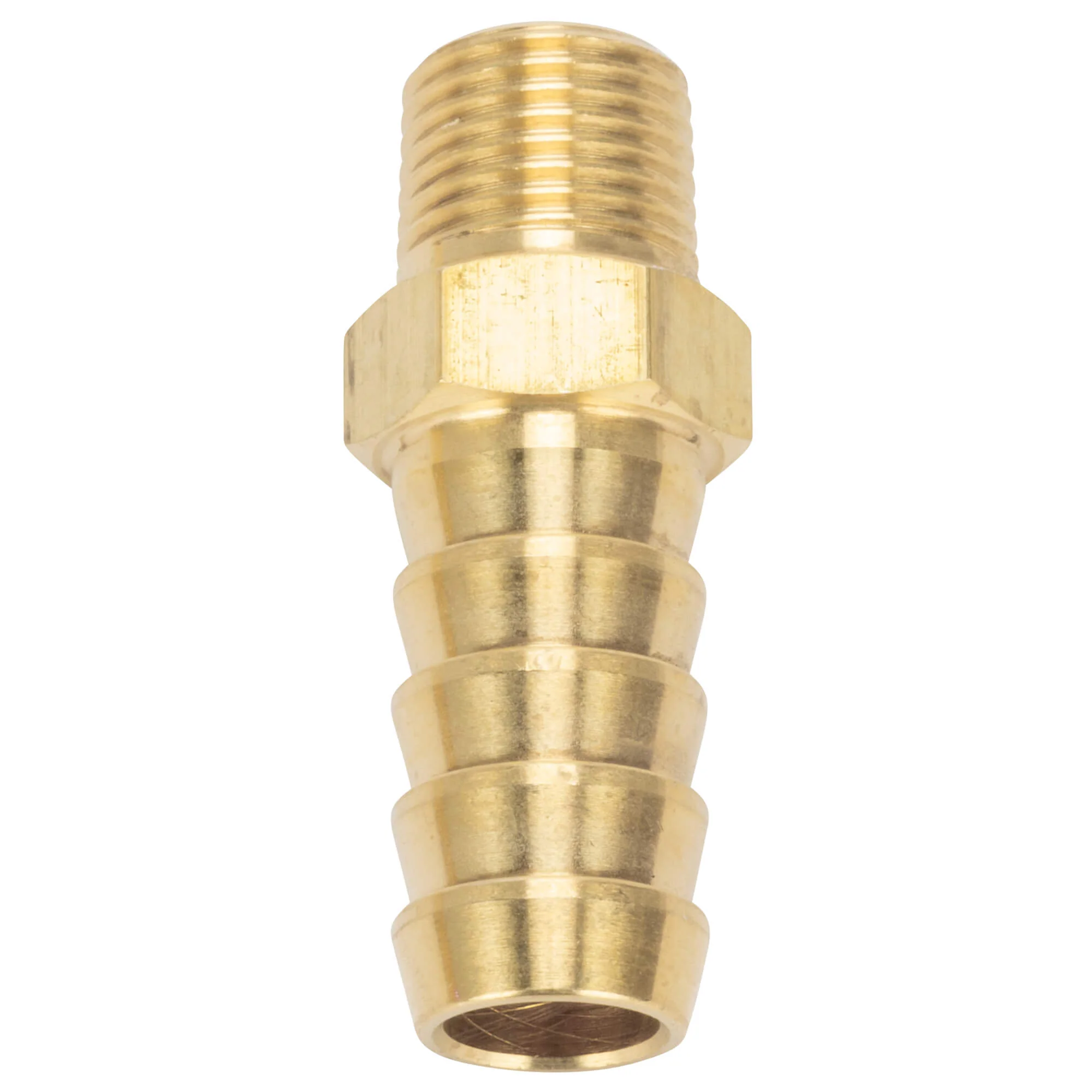 3/8 inch Hose Barb x 1/8 inch NPT - Brass - Image 4