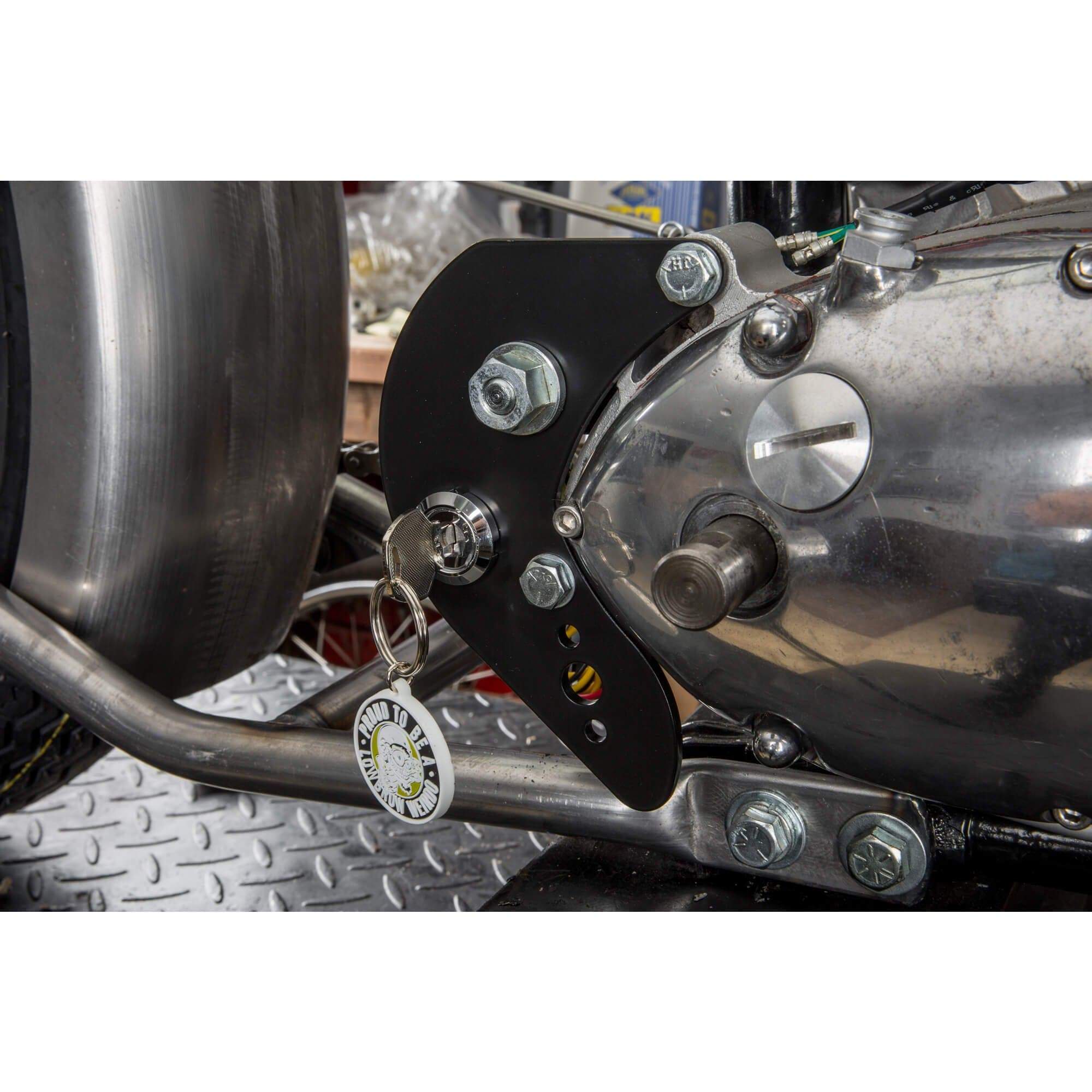 3 position Ignition Key Switch Replaces Harley-Davidson OEM #71425-77 - Chrome Bezel - Image 5