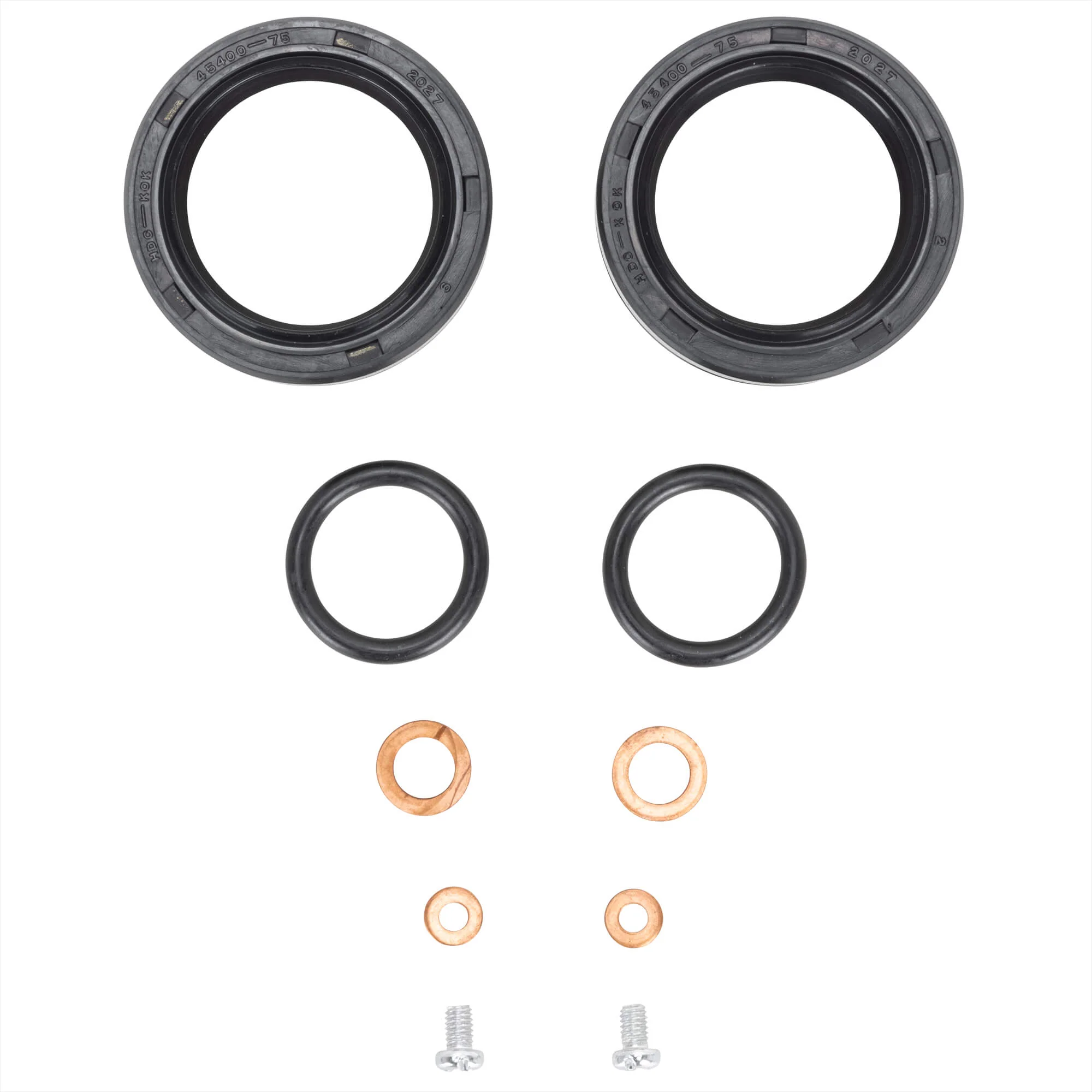 35mm Fork Seal Rebuild Kit - Showa Forks - 1975-83 Harley-Davidson XL FX FXR - Image 2