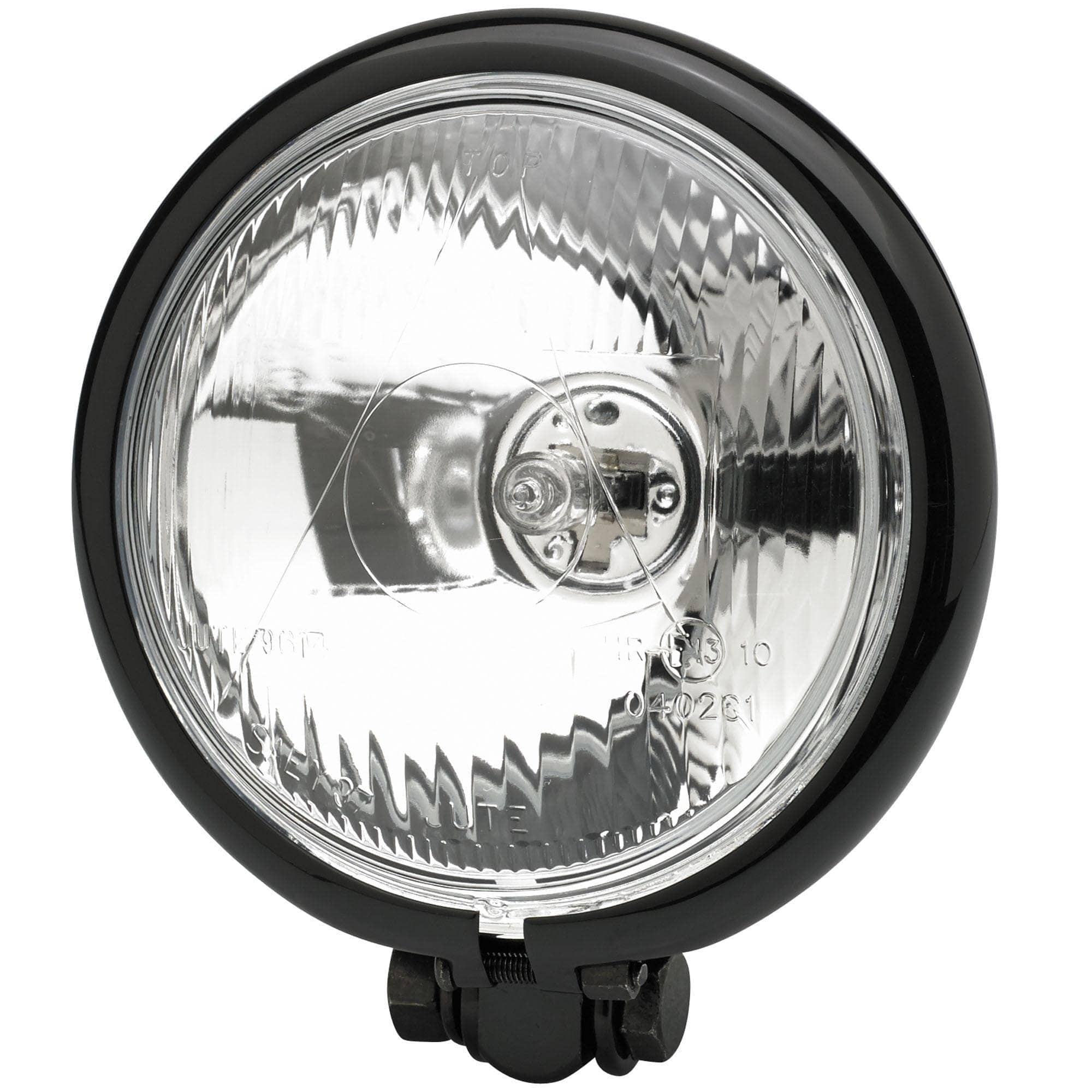 4-1/2 inch diameter Black Early Model Headlight - Image 2