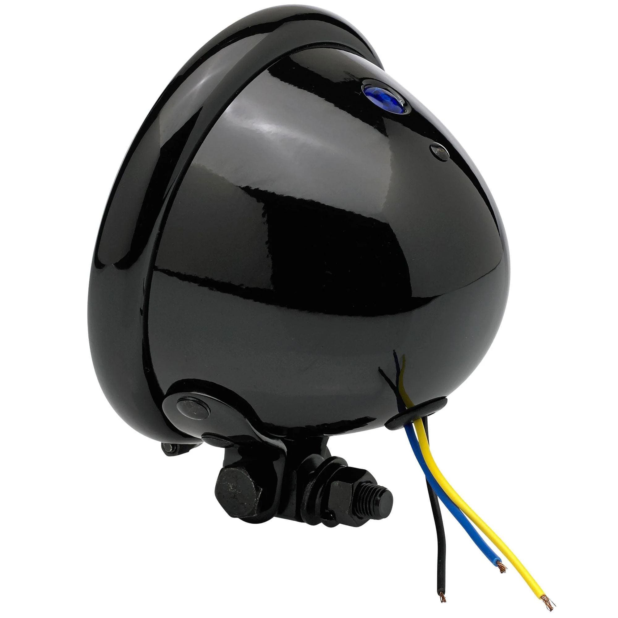 4-1/2 inch diameter Black Early Model Headlight - Image 3